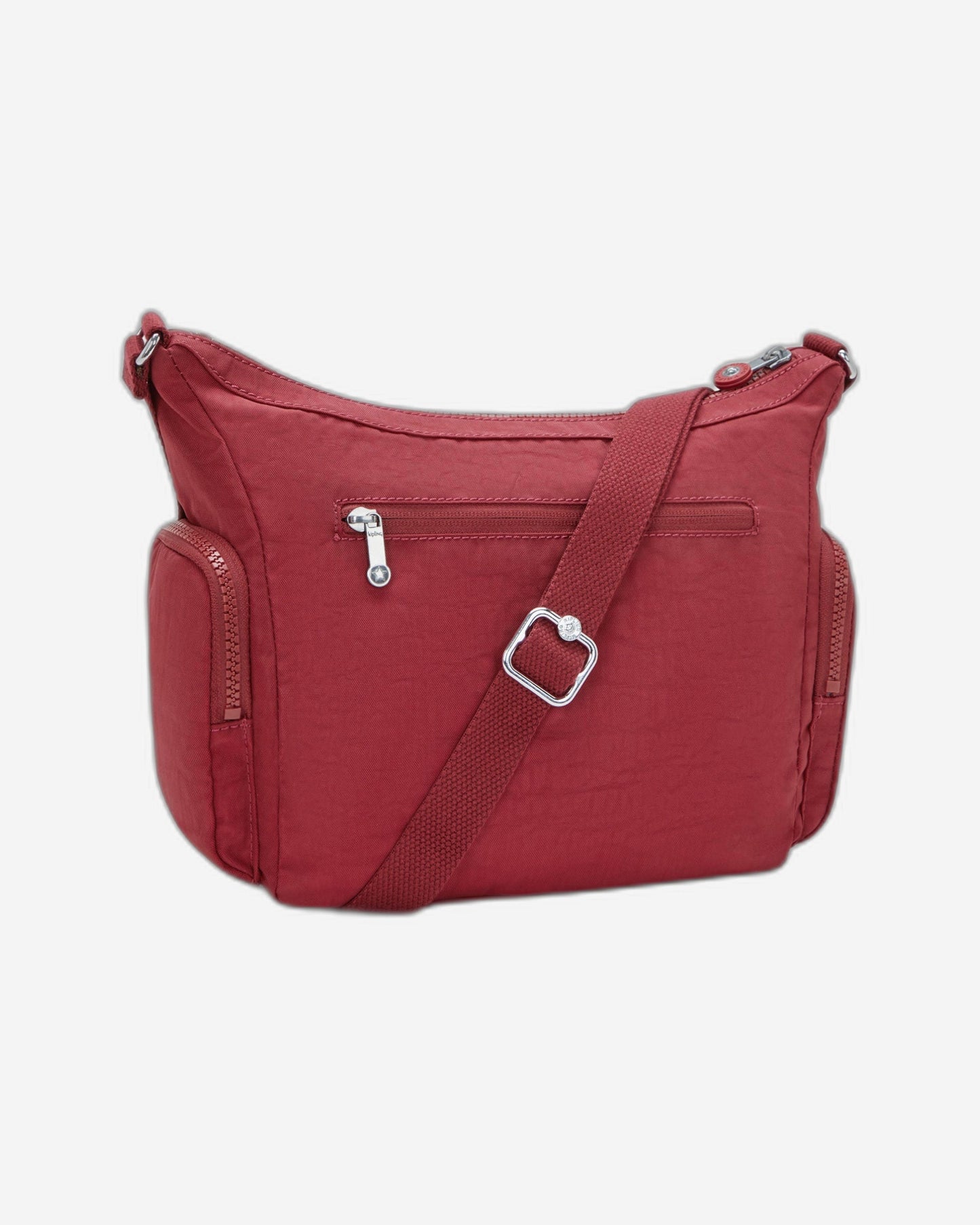 حقيبة Kipling Gabb S متوسطة الحجم باللون الأحمر الأنيق I4493-4SS