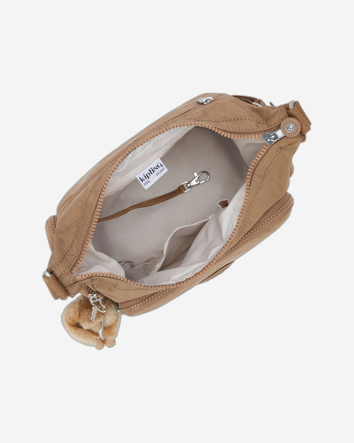 Kipling Gabb S Early Tan حقيبة كروس متوسطة I4493-7Cn