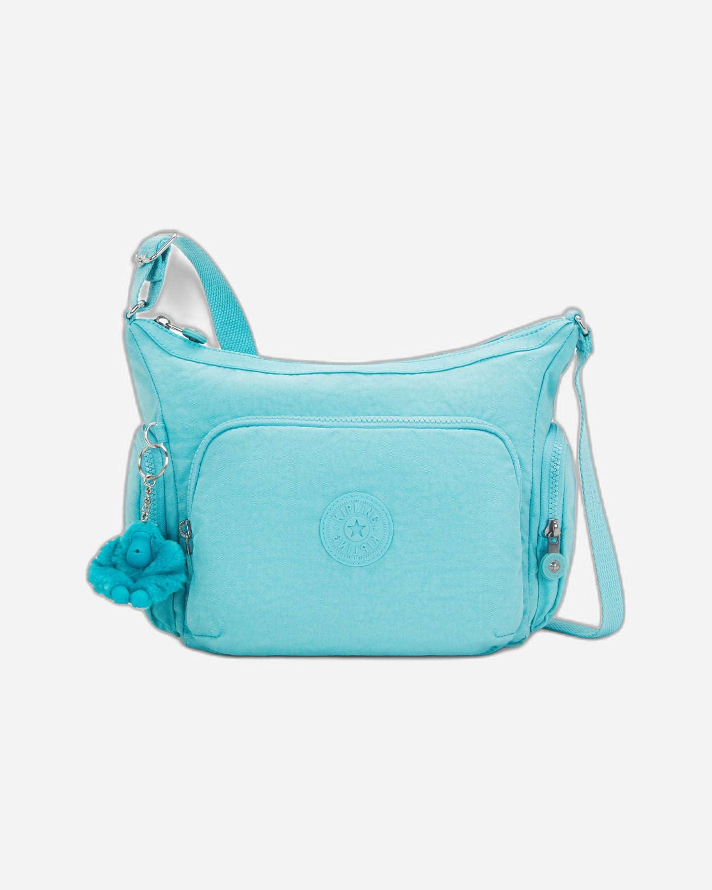حقيبة كتف كيبلينج-جاب متوسطة الحجم مع أحزمة قابلة للتعديل - لون أزرق داكن - I4493-T6E