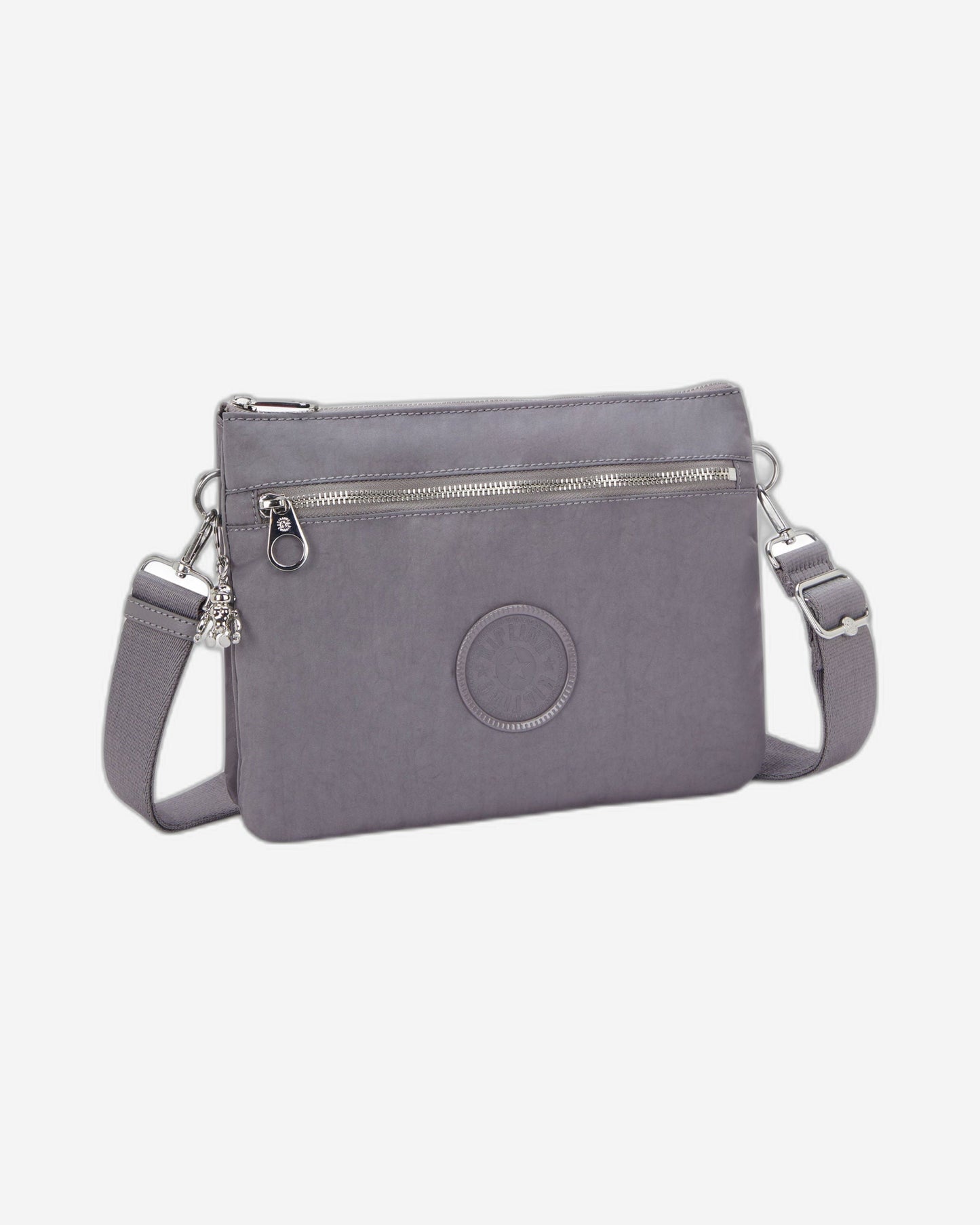 حقيبة كروس متوسطة (مع حزام كتف قابل للإزالة) Kipling Riri L Zip Grey Spice I4507-4GV