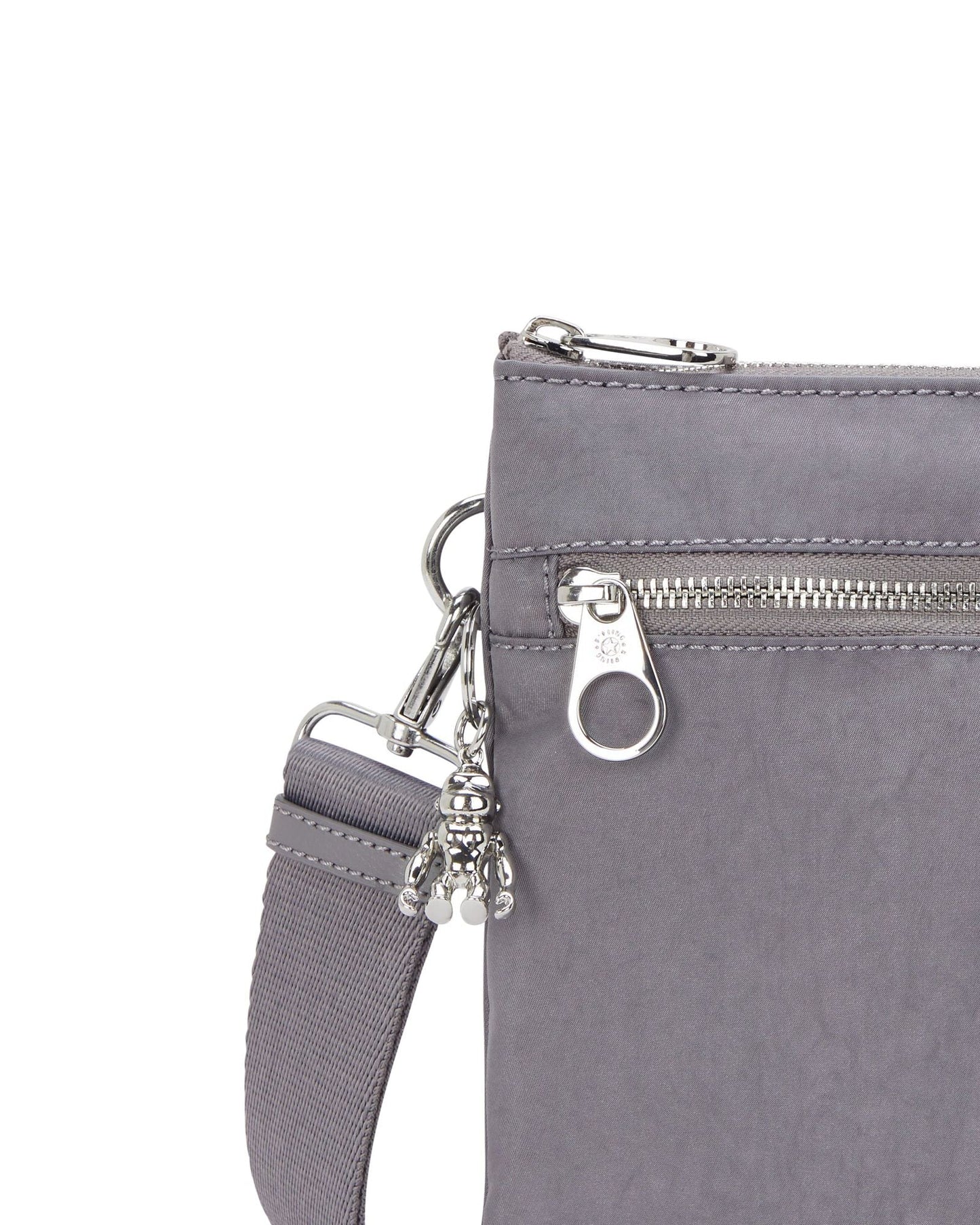 حقيبة كروس متوسطة (مع حزام كتف قابل للإزالة) Kipling Riri L Zip Grey Spice I4507-4GV