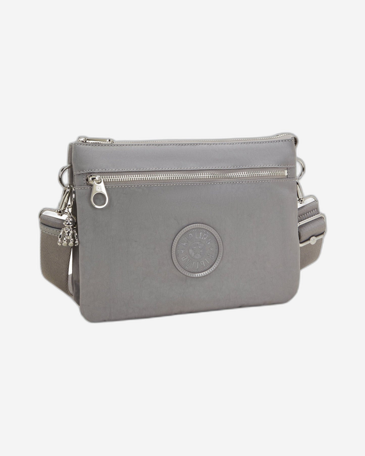 حقيبة كروس متوسطة (مع حزام كتف قابل للإزالة) Kipling Riri L Zip Grey Spice I4507-4GV