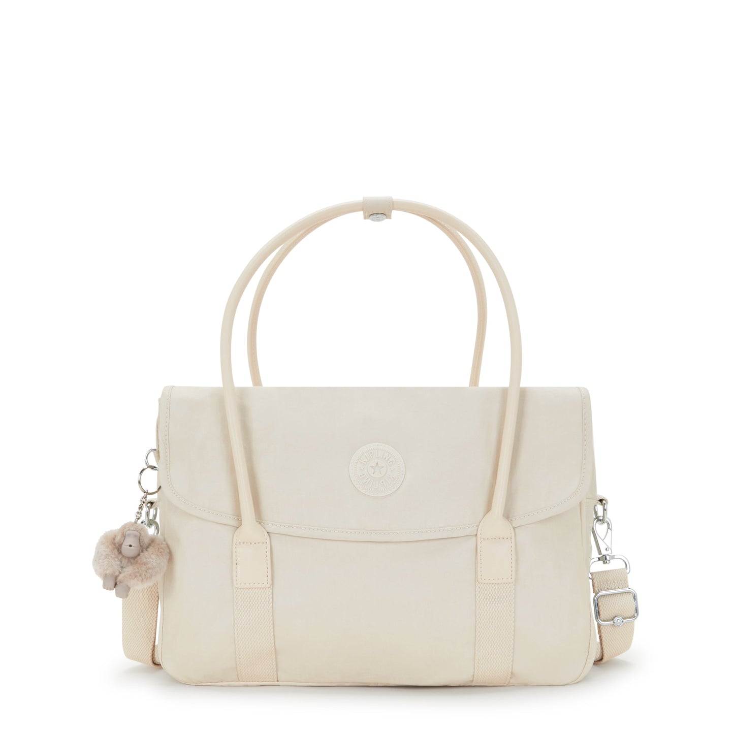 KIPLING-Superworker S-Small Working Bag (With Removable Shoulderstrap)-Beige Pearl-I4555-3KA