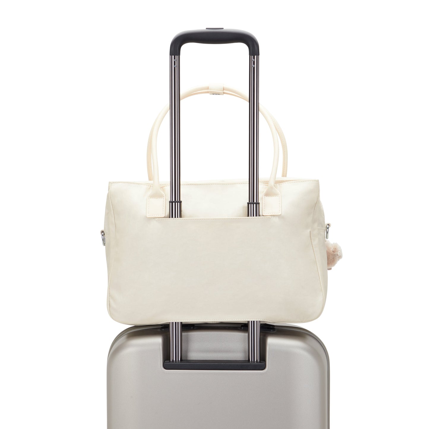 حقيبة عمل KIPLING-Superworker S-Small (بحزام كتف قابل للإزالة)-بيج لؤلؤي-I4555-3KA
