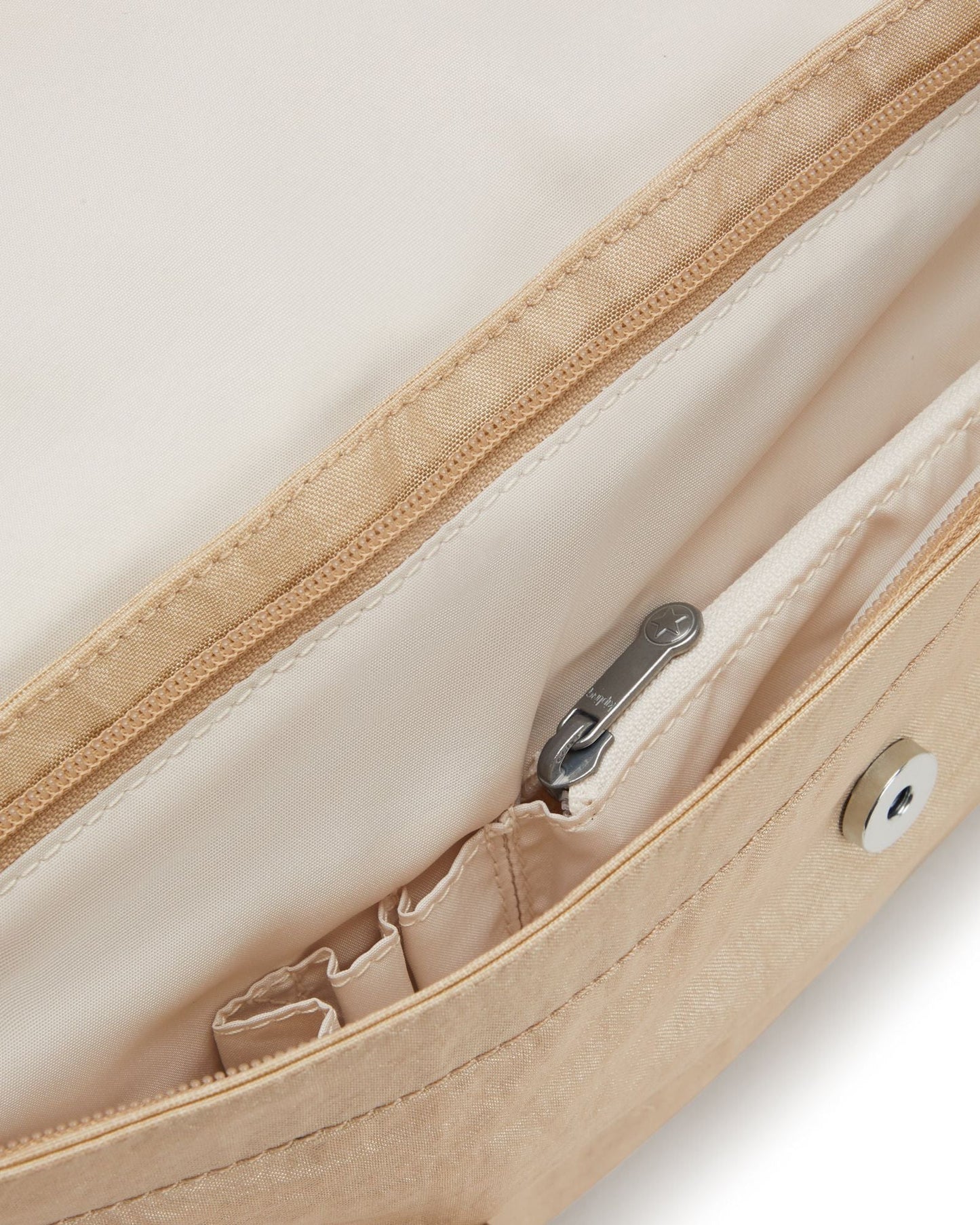 Kipling Superworker S Sparkled Beige حقيبة عمل صغيرة (مع حزام كتف قابل للإزالة) I4555-5DV