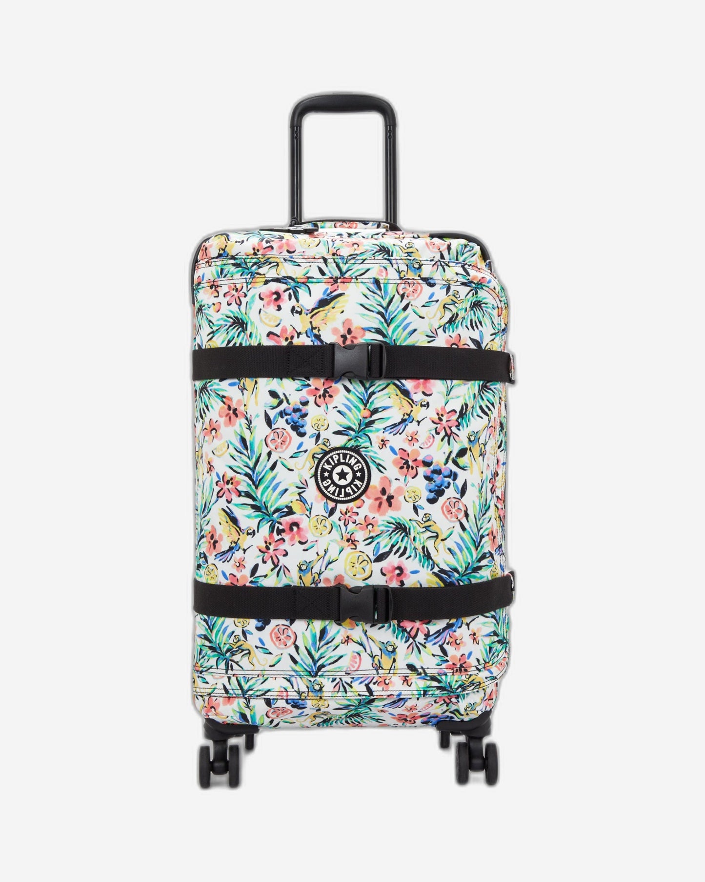 حقيبة سفر Kipling Spontaneous M Cocktail Floral متوسطة الحجم بعجلات I4556-5DZ