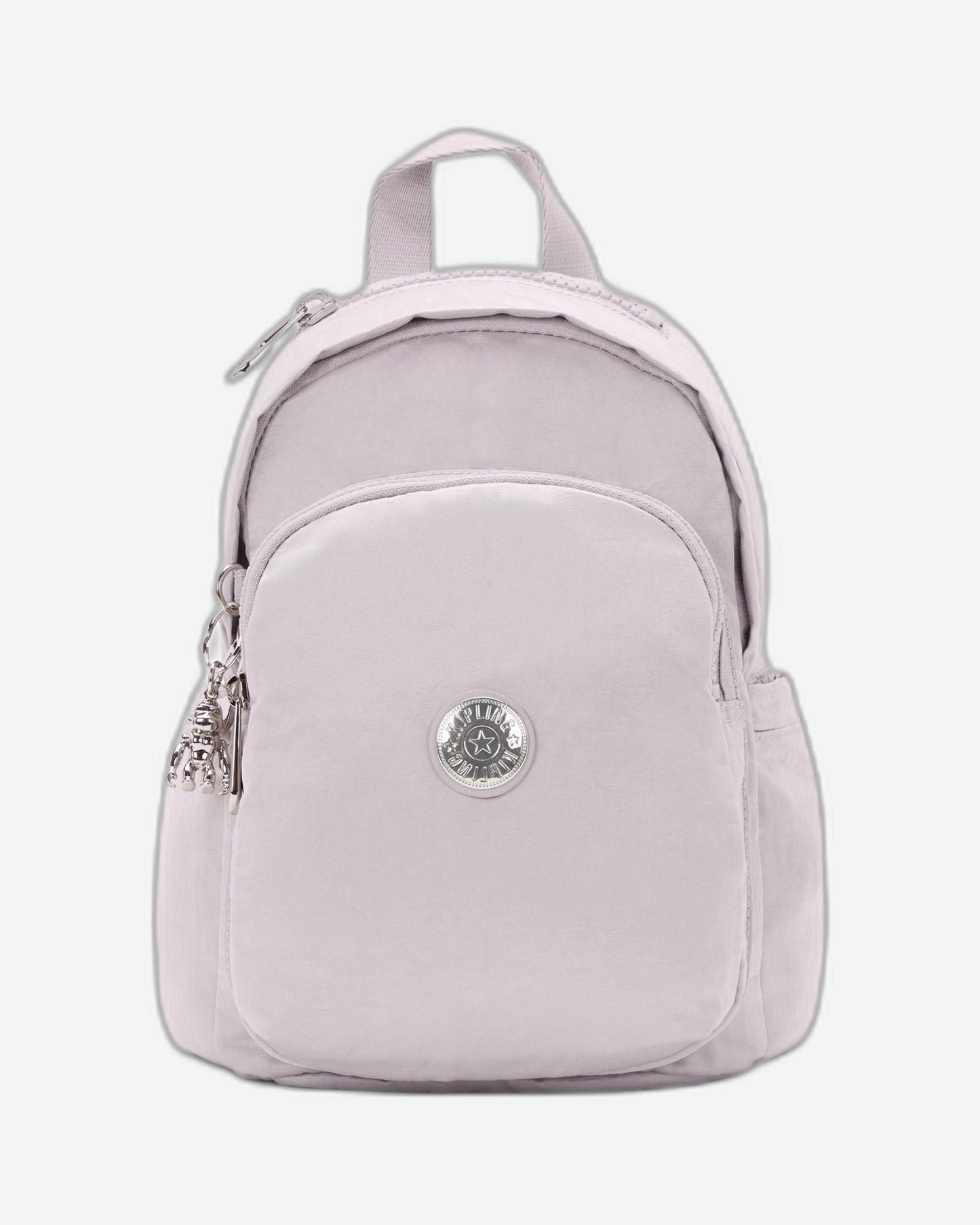 Kipling Delia Mini Gleam Silver حقيبة ظهر صغيرة C2I4563-K6G