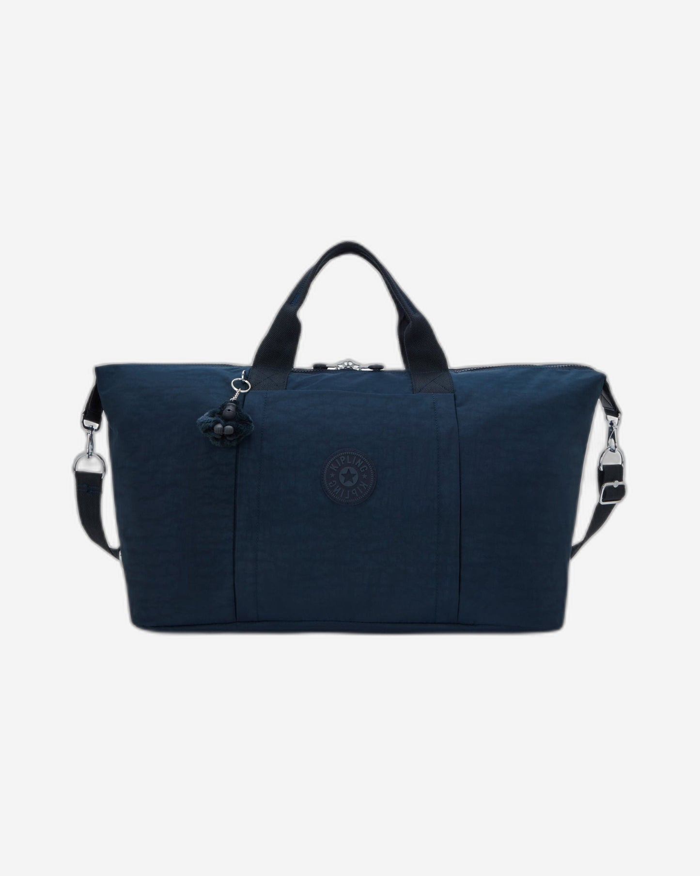 Kipling Bori Blue Bleu حقيبة ويكندر كبيرة (مع جيب ترولي وحزام كتف قابل للإزالة) I4582-96V