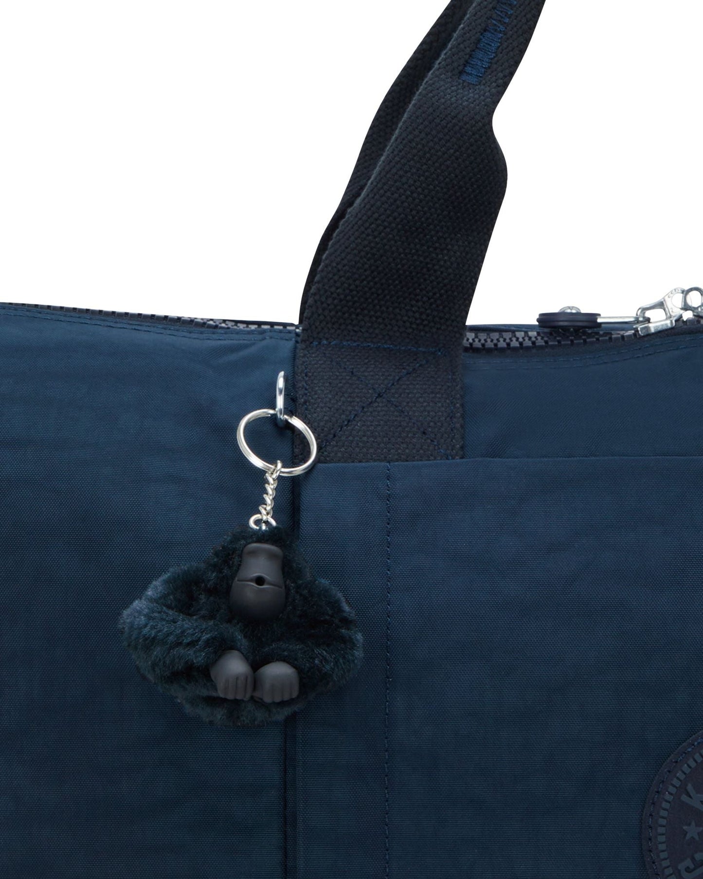 Kipling Bori Blue Bleu حقيبة ويكندر كبيرة (مع جيب ترولي وحزام كتف قابل للإزالة) I4582-96V