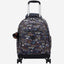 حقيبة ظهر Kipling New Zea Neon Skate كبيرة بعجلات مع حجرة للكمبيوتر المحمول I4674-71M