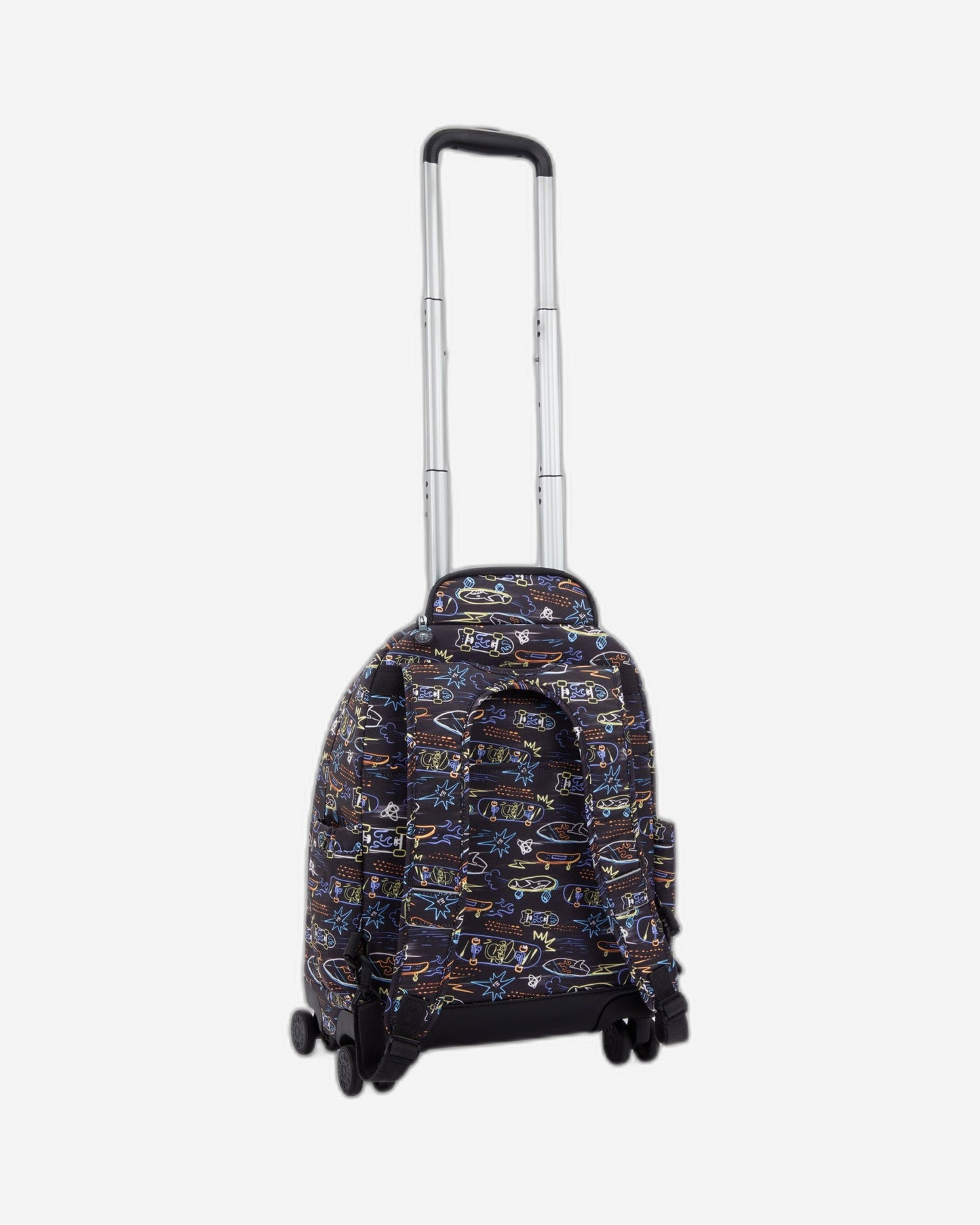 حقيبة ظهر Kipling New Zea Neon Skate كبيرة بعجلات مع حجرة للكمبيوتر المحمول I4674-71M