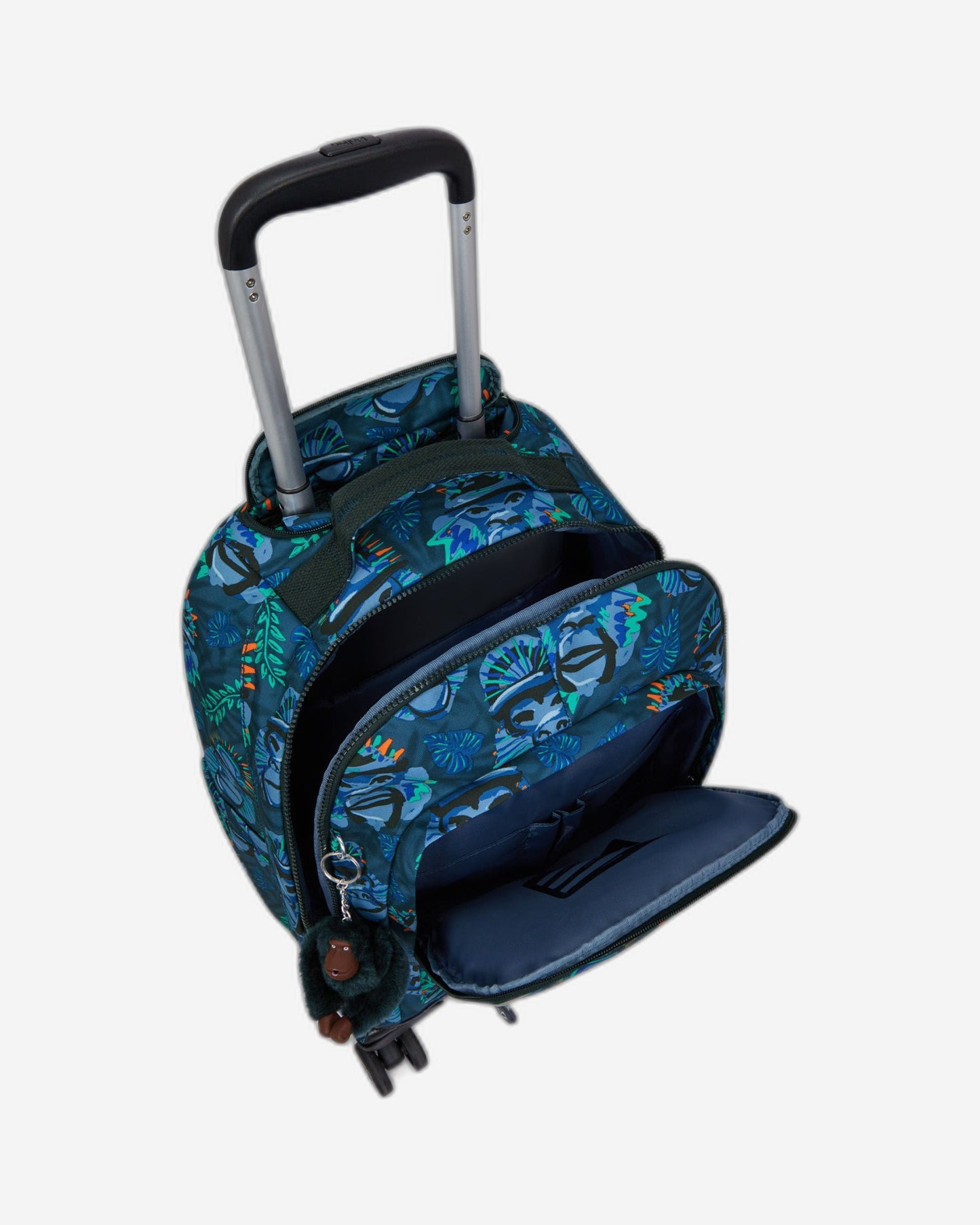حقيبة ظهر Kipling New Zea Blue Monkey Fun ذات العجلات الكبيرة C2I4674-8HJ