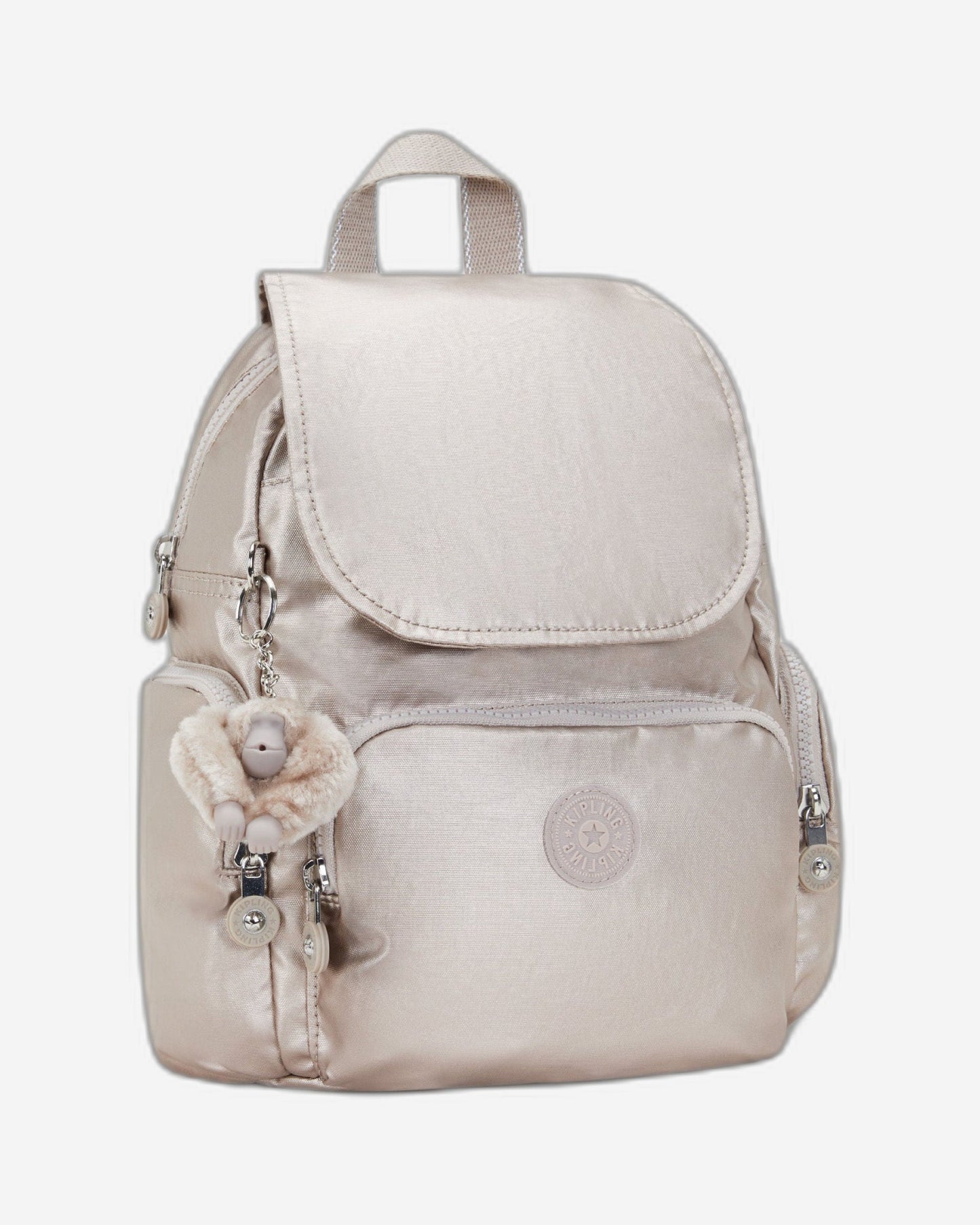 حقيبة ظهر صغيرة Kipling City Zip Mini Metallic Glow Mini C2I4697-48I