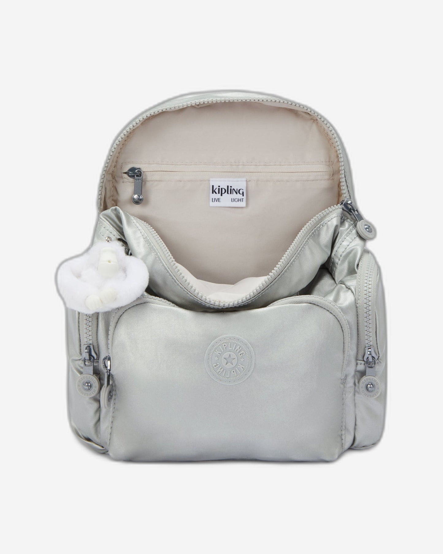 حقيبة ظهر Kipling City Zip Mini New Bright Metallic صغيرة I4697-70P