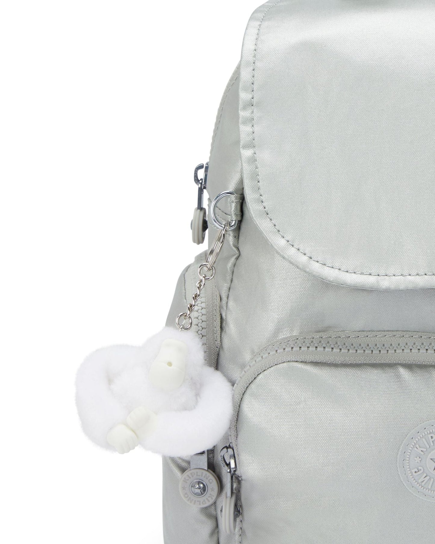 حقيبة ظهر Kipling City Zip Mini New Bright Metallic صغيرة I4697-70P
