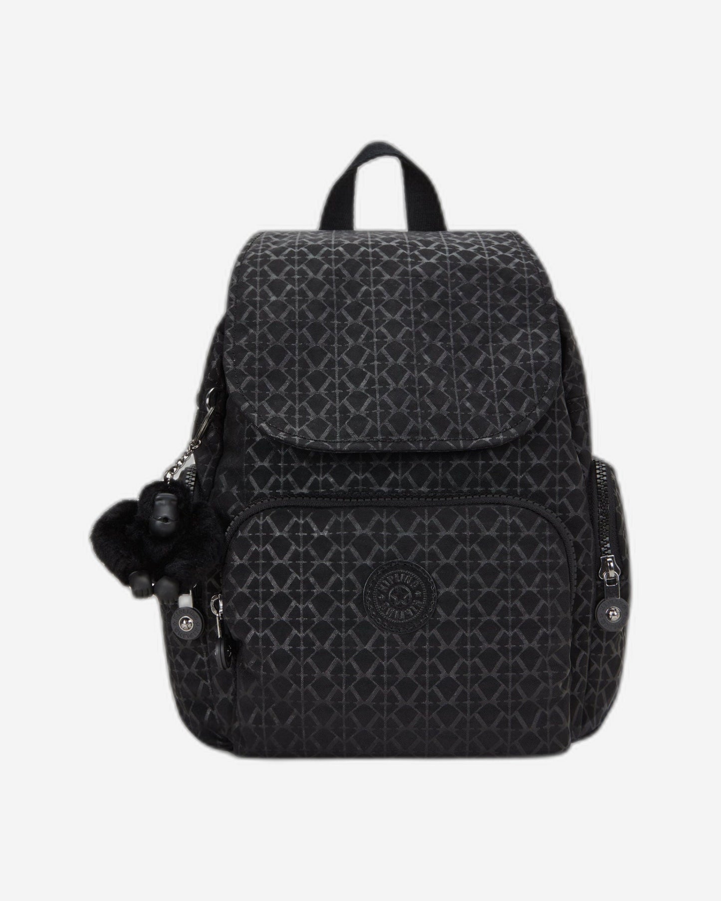 حقيبة ظهر صغيرة Kipling City Zip Mini Signature Emb C2I4697-K59