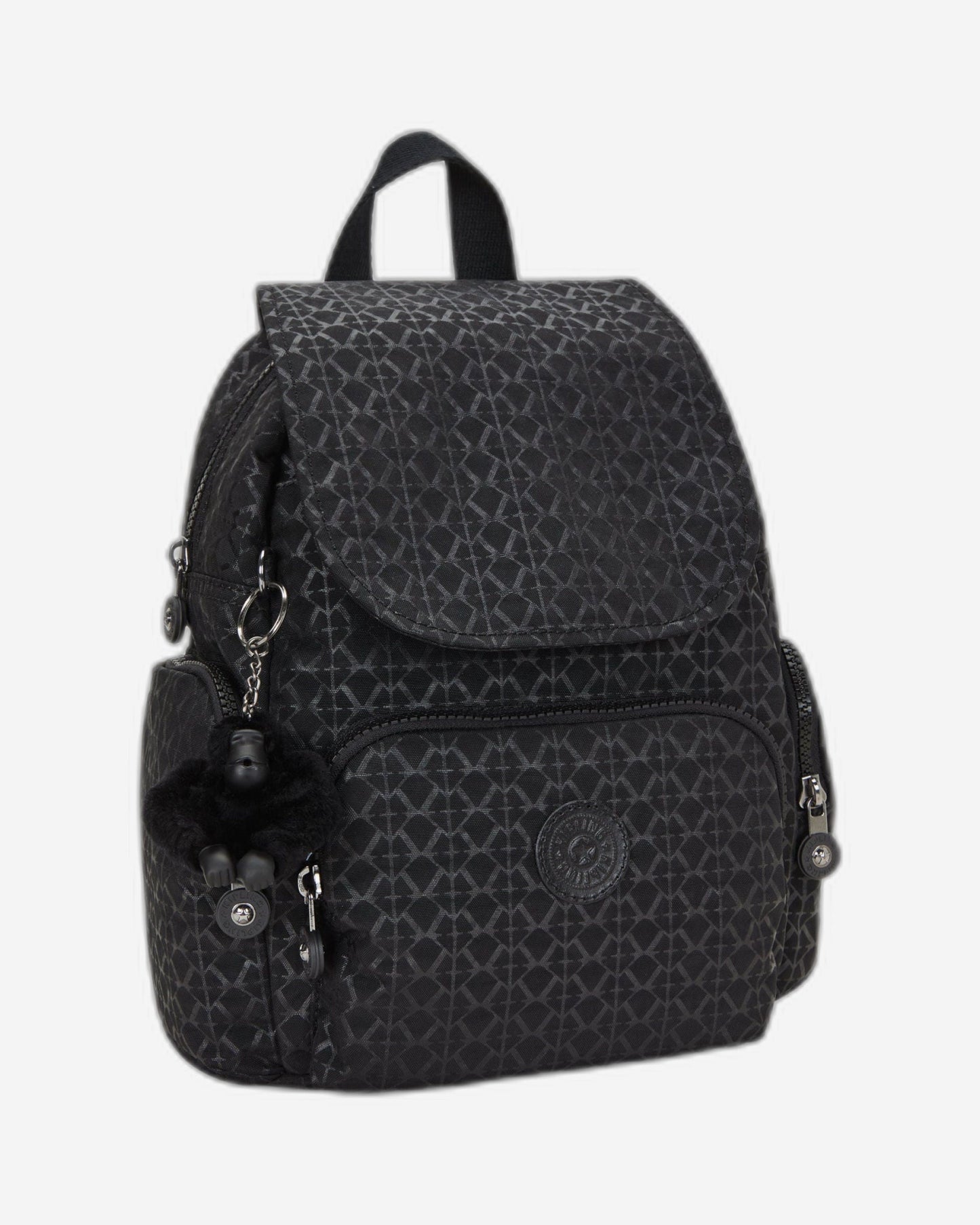 حقيبة ظهر صغيرة Kipling City Zip Mini Signature Emb C2I4697-K59