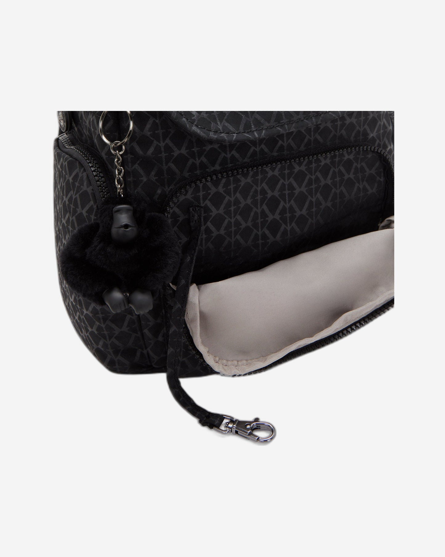حقيبة ظهر صغيرة Kipling City Zip Mini Signature Emb C2I4697-K59