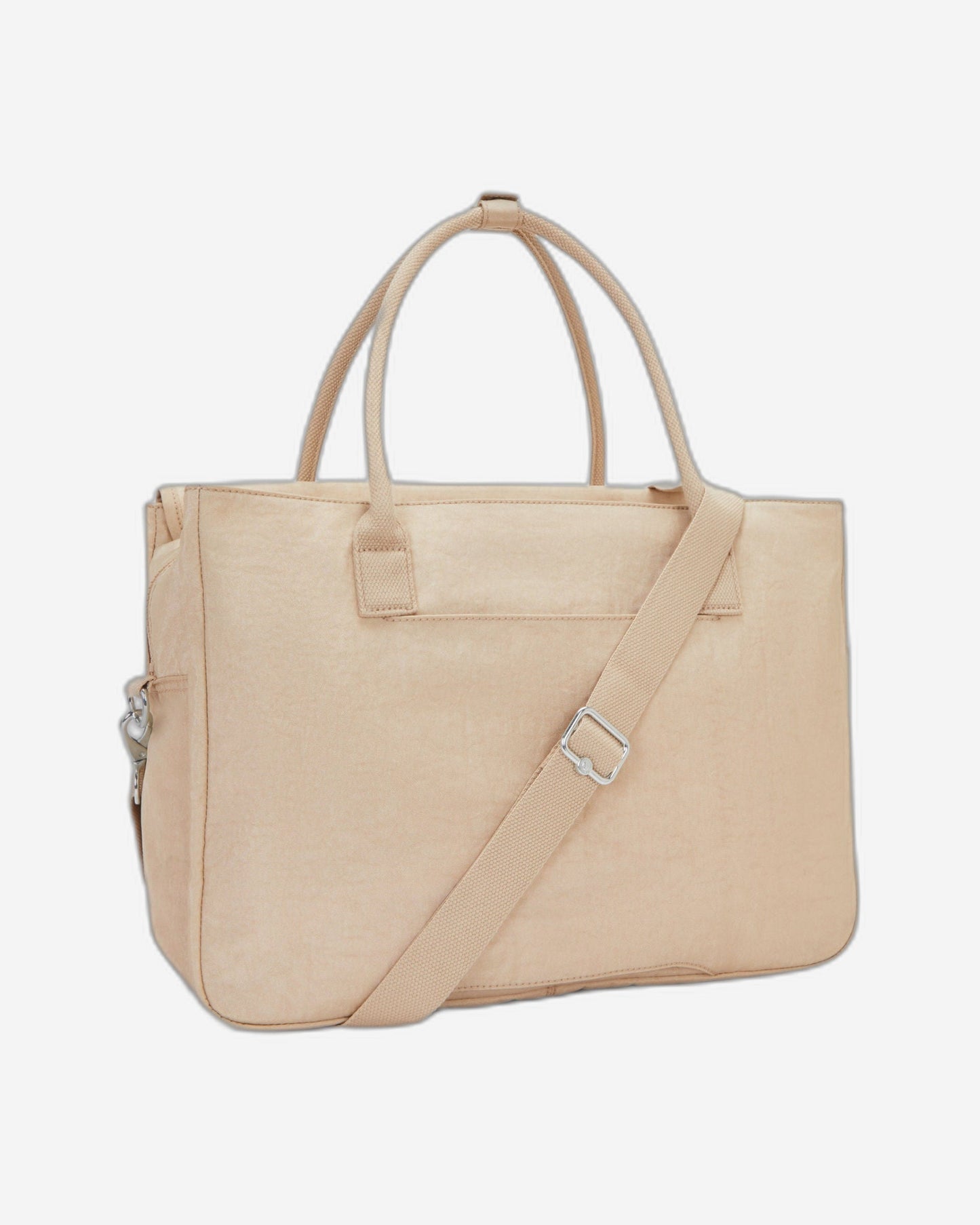 حقيبة Kipling Superworker Sparkled Beige للعمل (مع حزام كتف قابل للإزالة) I4718-5DV