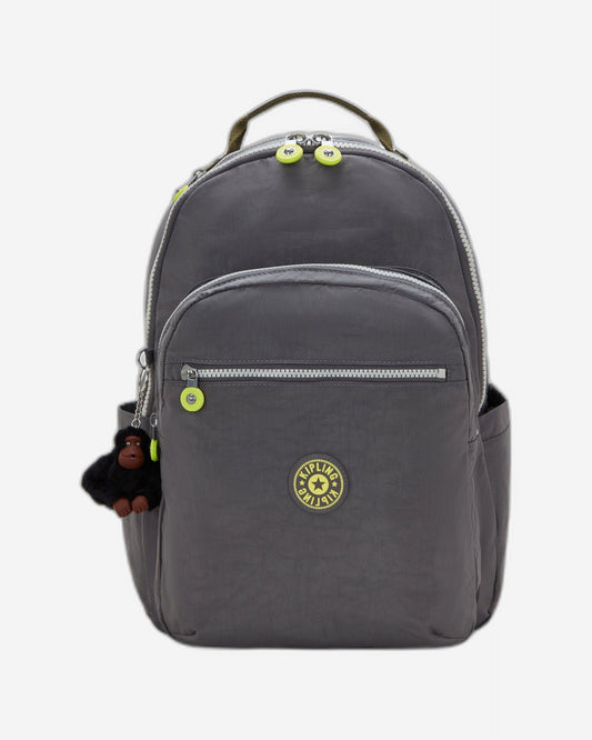 Kipling Seoul Back To Grey حقيبة ظهر كبيرة I5140-1DX