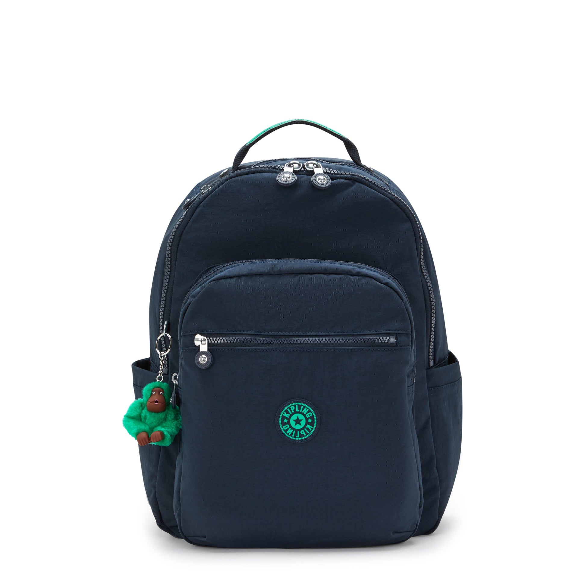 KIPLING-Seoul-Large Backpack-Blue Green Bl-I5140-CD7