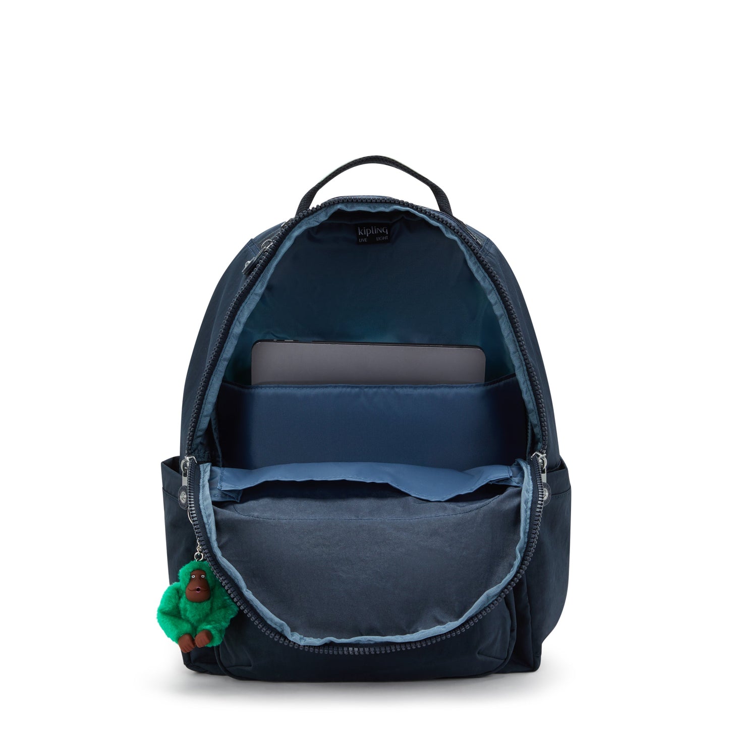 KIPLING-Seoul-Large Backpack-Blue Green Bl-I5140-CD7