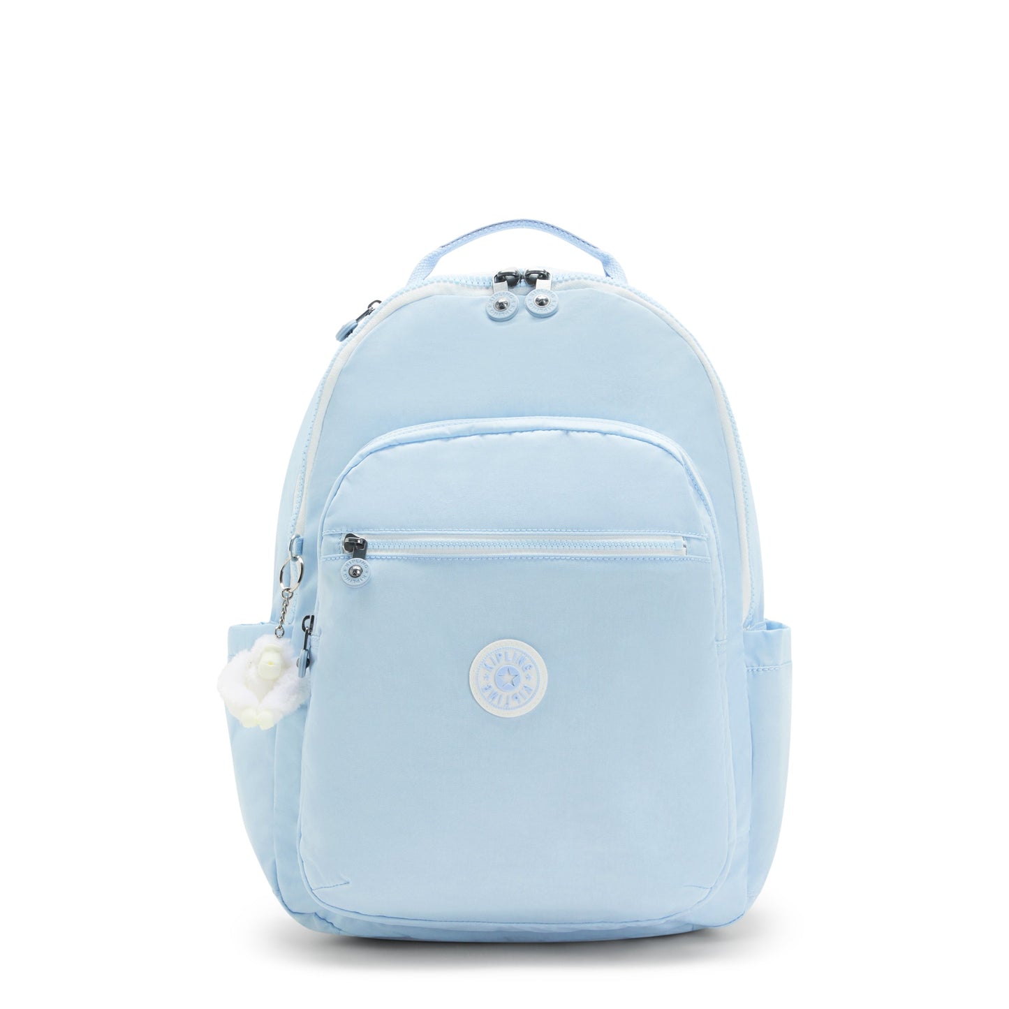 KIPLING-Seoul-Large Backpack-Frost Blue Bl-I5210-LZ8