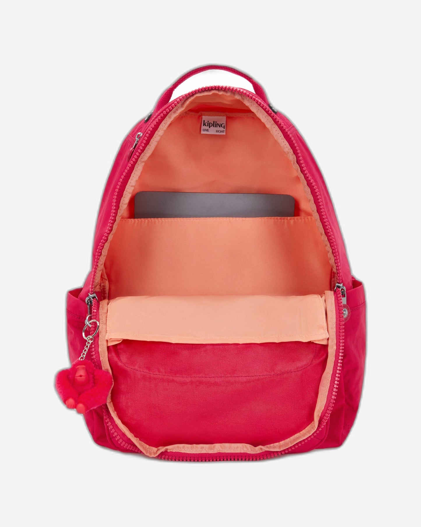 حقيبة ظهر كبيرة Kipling Seoul Confetti باللون الزهري C2I5210-T73