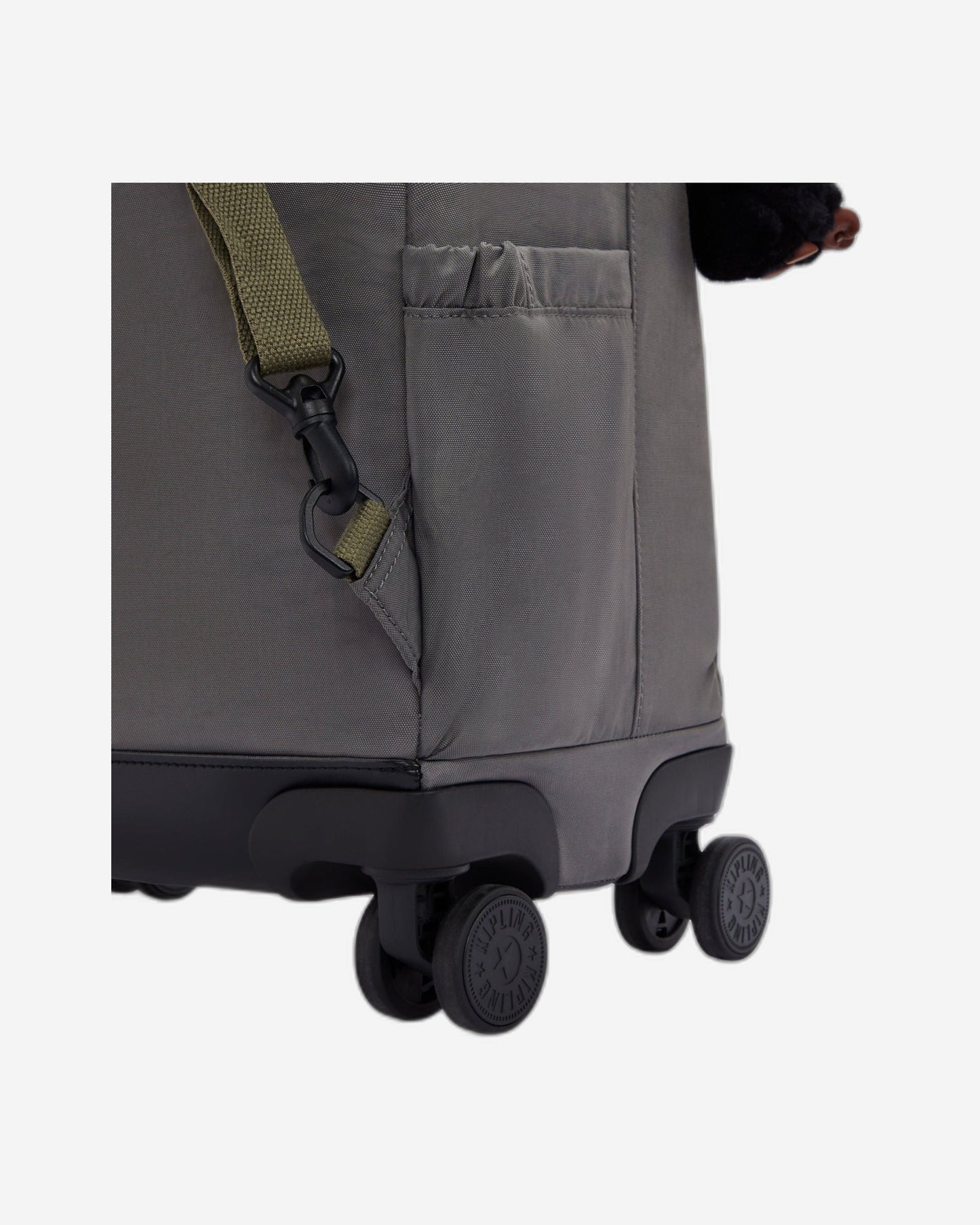 حقيبة ظهر Kipling New Zea Back to Grey كبيرة بعجلات مع حجرة للكمبيوتر المحمول I5246-1DX