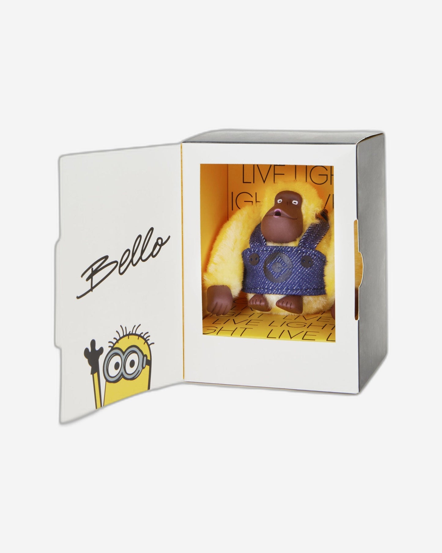 بنطال جينز Kipling Monkeyclip M Minion أزرق متوسط الحجم بتعليقة مفاتيح على شكل قرد C2I5335-MI8