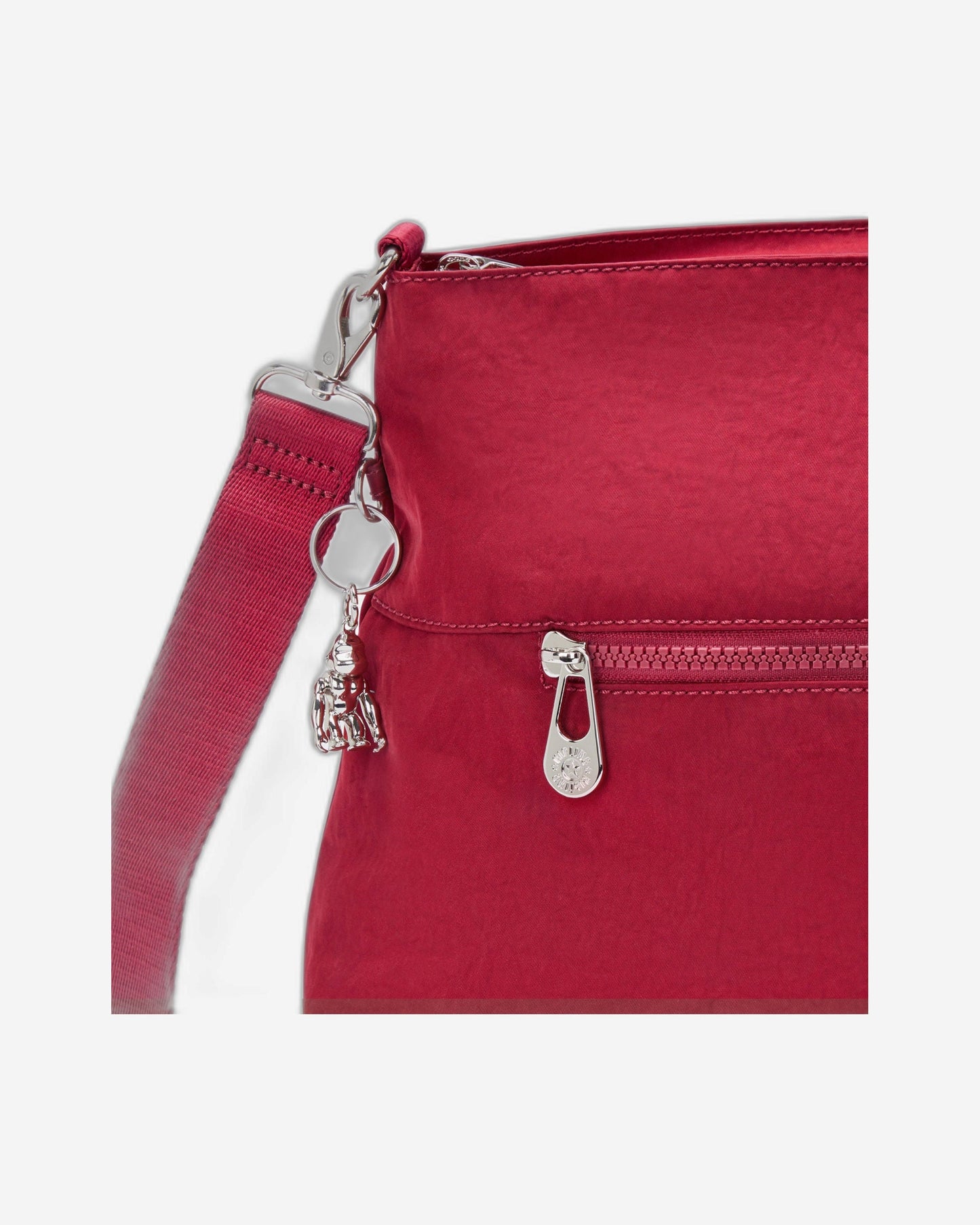 حقيبة كتف Kipling Pollie M Red Red Wine متوسطة الحجم I5346-6SE