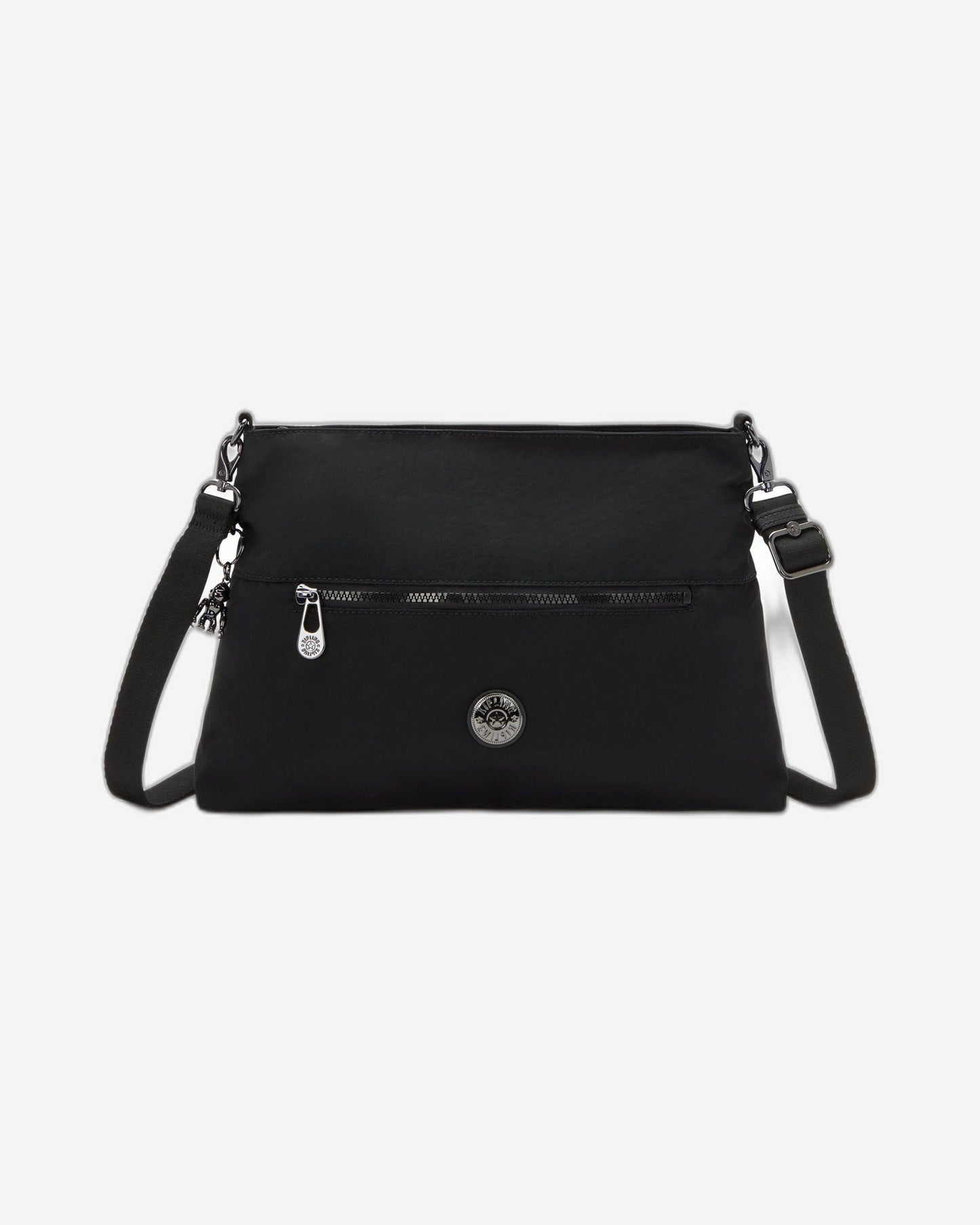 حقيبة كتف Kipling Pollie M Endless سوداء متوسطة الحجم I5346-TB4