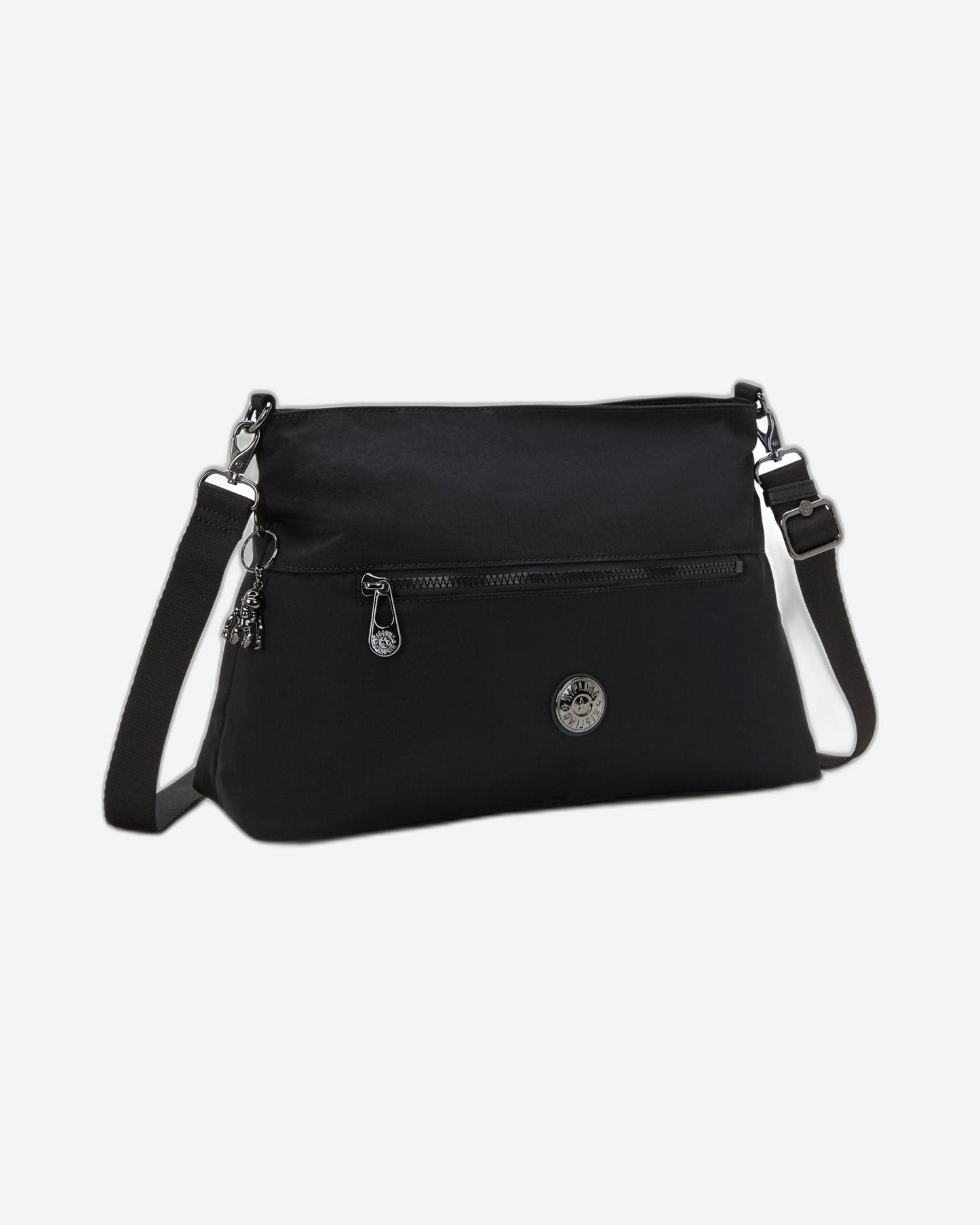 حقيبة كتف Kipling Pollie M Endless سوداء متوسطة الحجم I5346-TB4