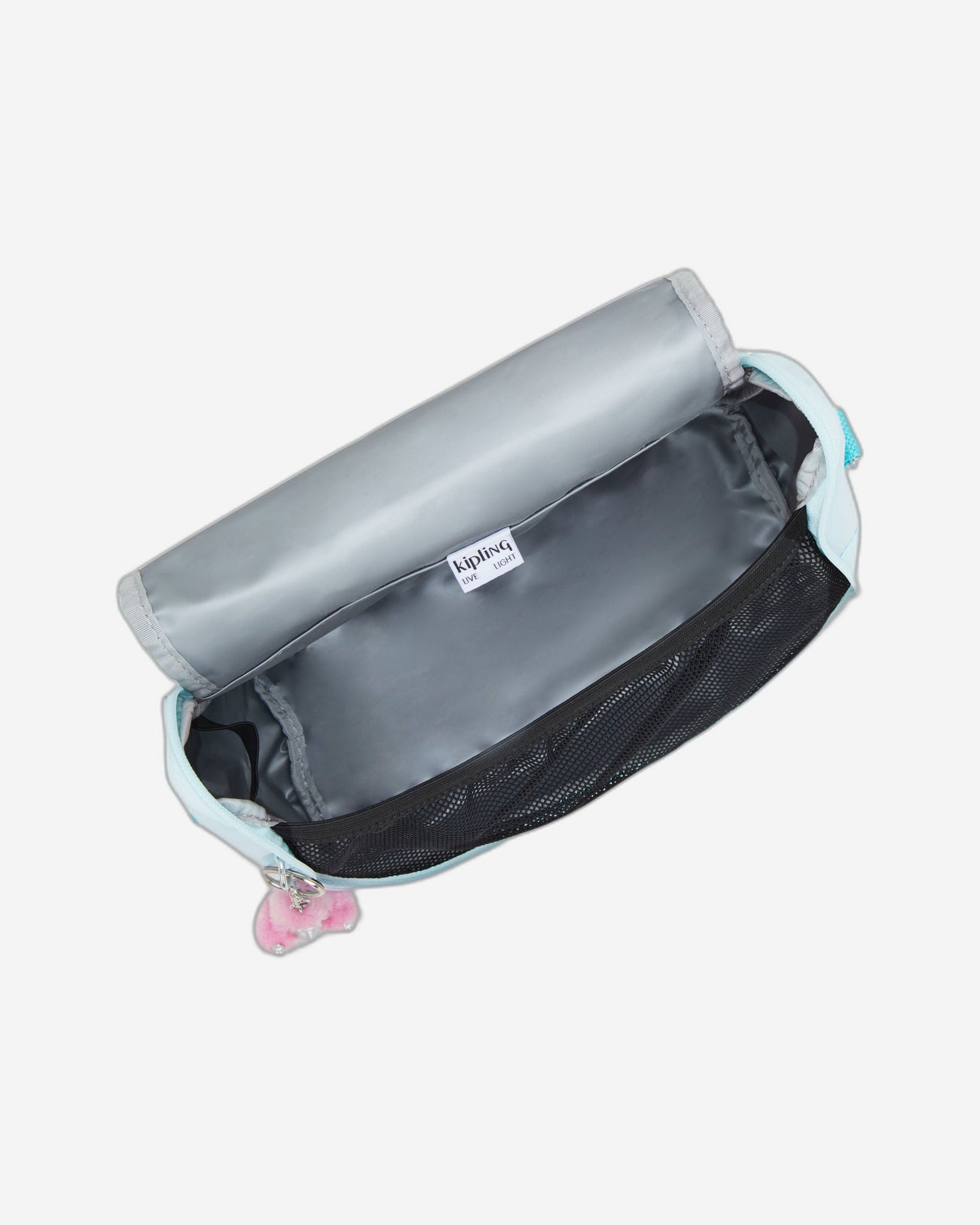KIPLING New Kichirou Blue Sky Metallic Large Lunchbox (with trolley pocket) I5356-5MB