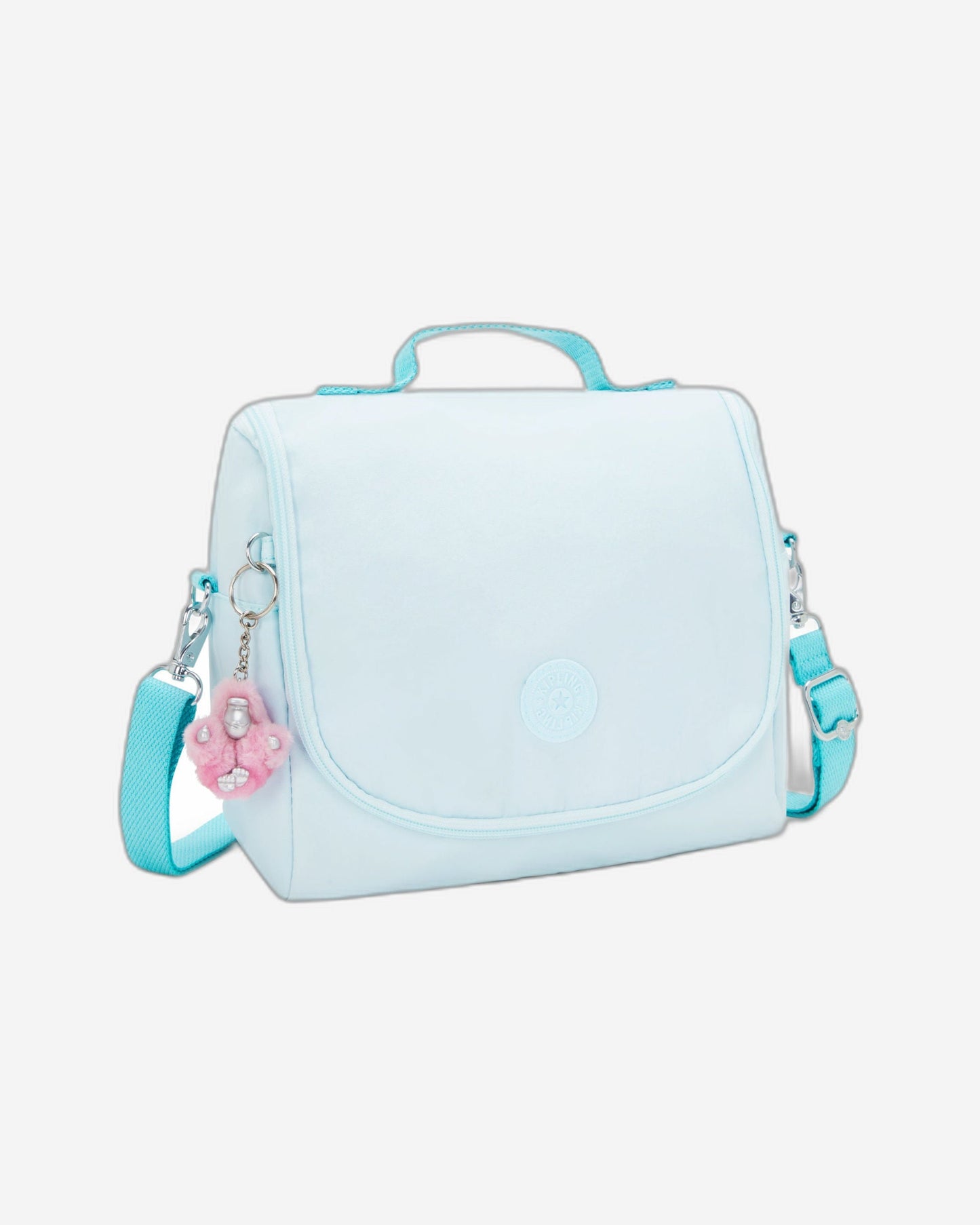 KIPLING New Kichirou Blue Sky Metallic Large Lunchbox (with trolley pocket) I5356-5MB