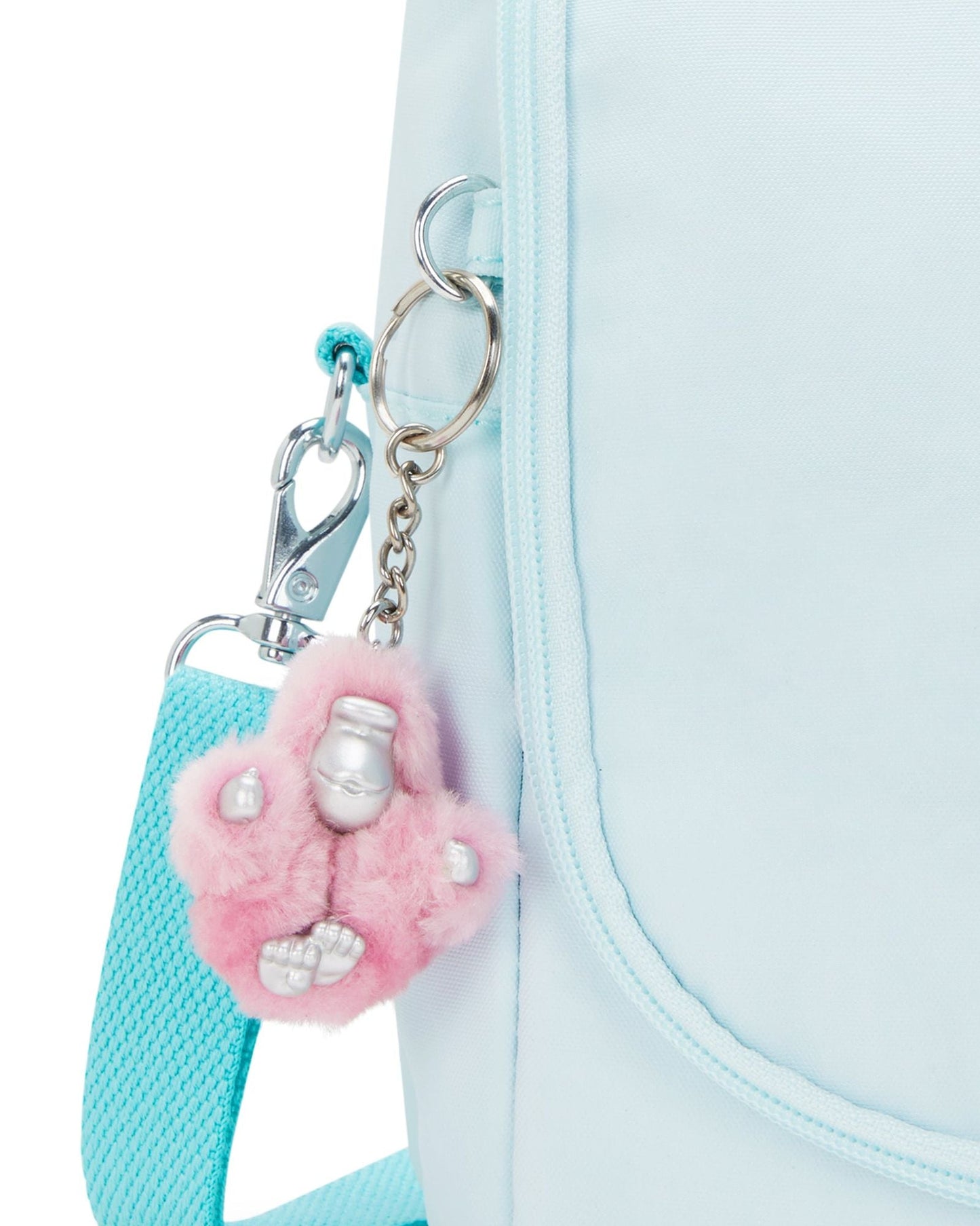KIPLING New Kichirou Blue Sky Metallic Large Lunchbox (with trolley pocket) I5356-5MB