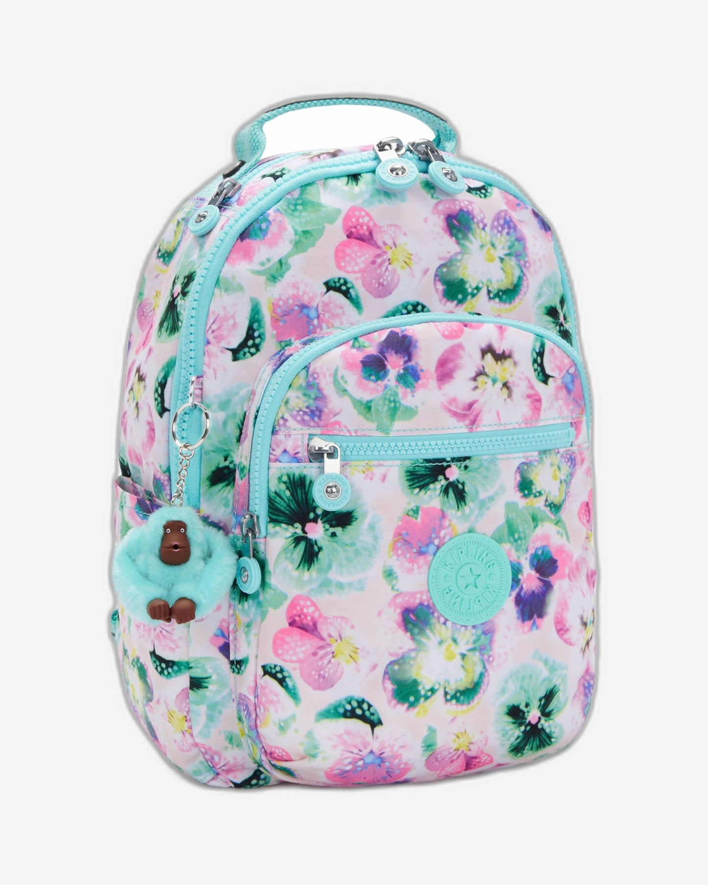 حقيبة ظهر صغيرة طراز Kipling Seoul S Aqua Blossom C2I5357-7EC
