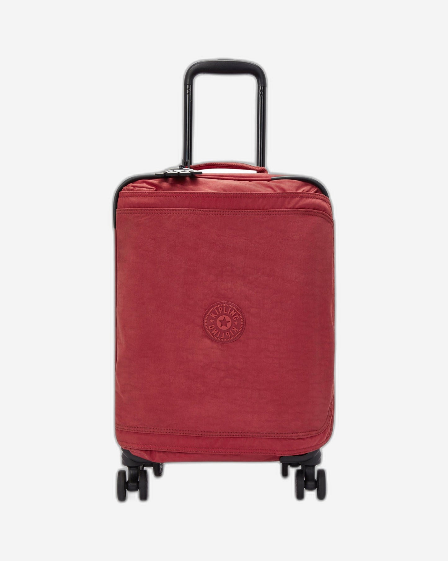 حقيبة سفر Kipling Spontaneous S صغيرة الحجم ذات عجلات، لون أحمر جذاب، I5508-4SS