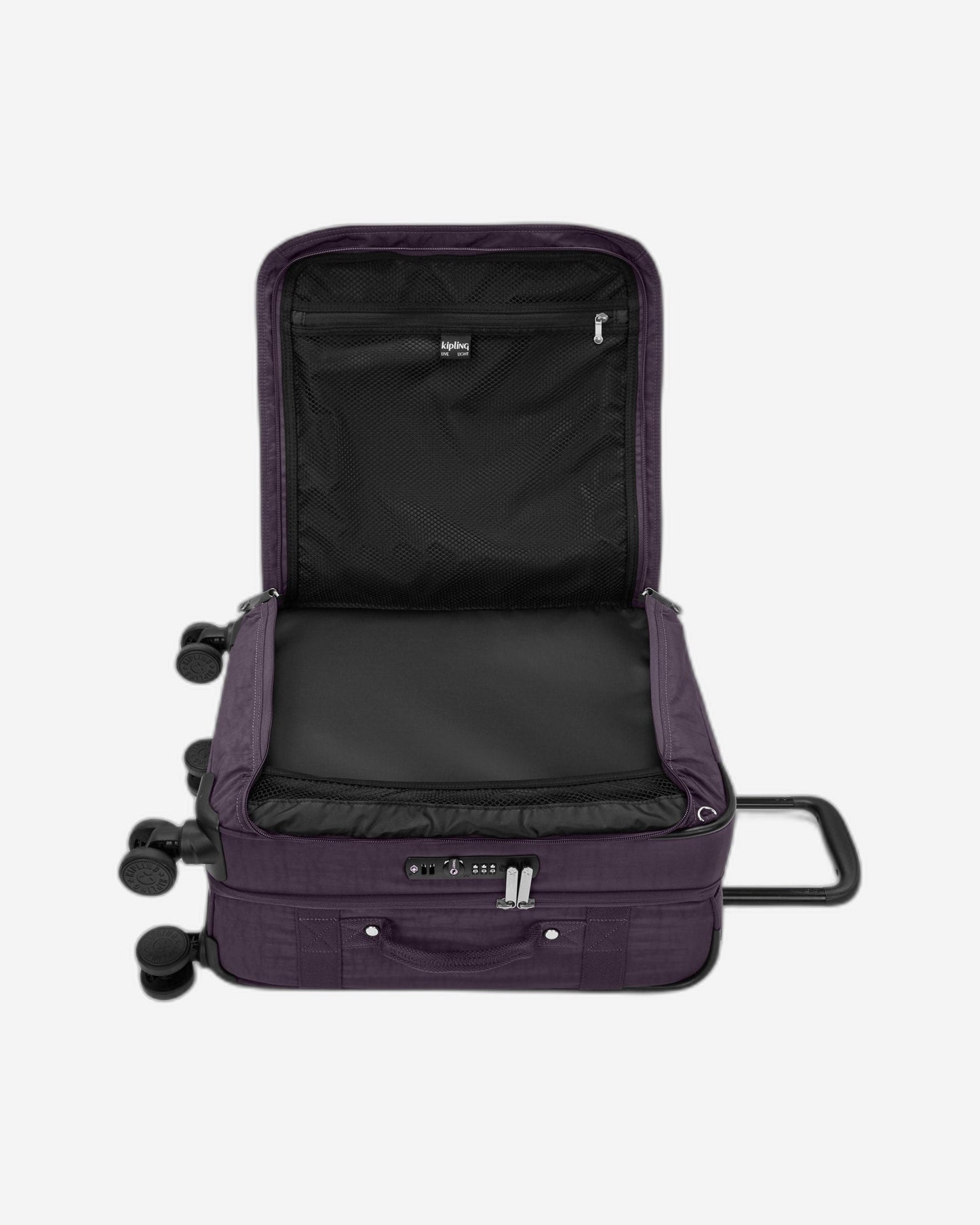 حقيبة سفر Kipling Spontaneous S Ultimate Plum صغيرة الحجم بعجلات I5508-67U