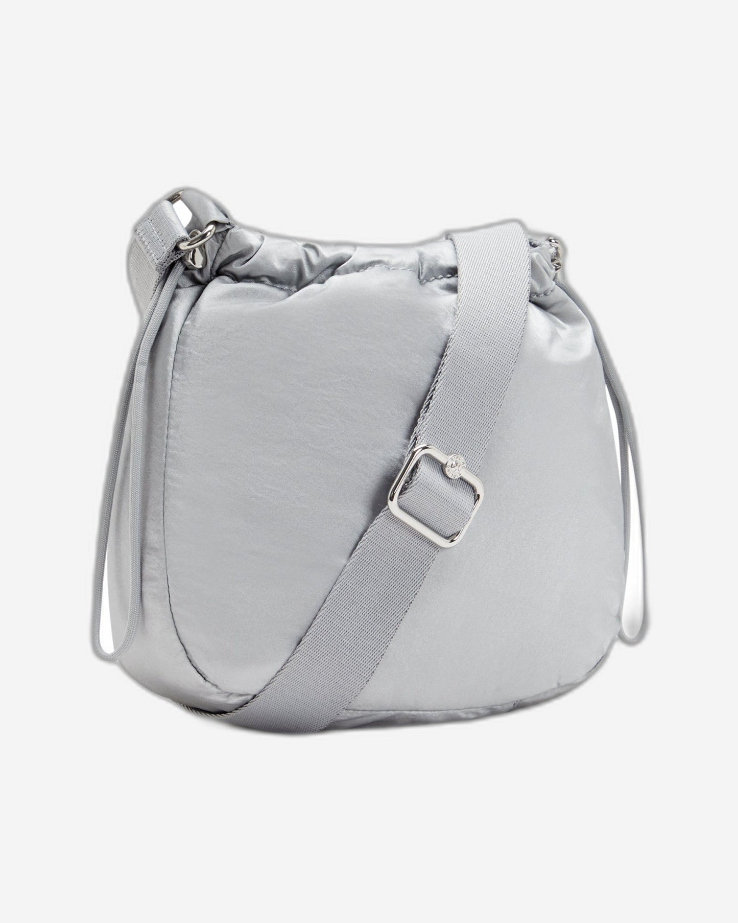 KIPLING-Jamir-حقيبة كروس بودي صغيرة برباط وحزام قابل للتعديل-فضي لامع-I5578-K2E