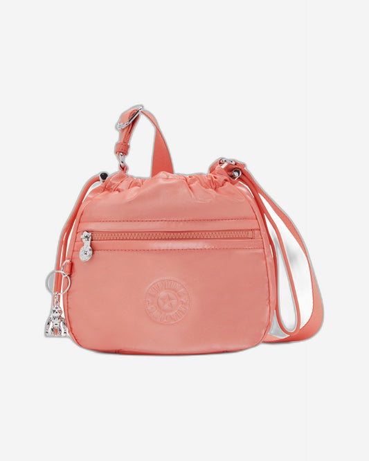حقيبة كروسبودي صغيرة برباط إغلاق Kipling Jamir Peach Glam C2I5578-S7W