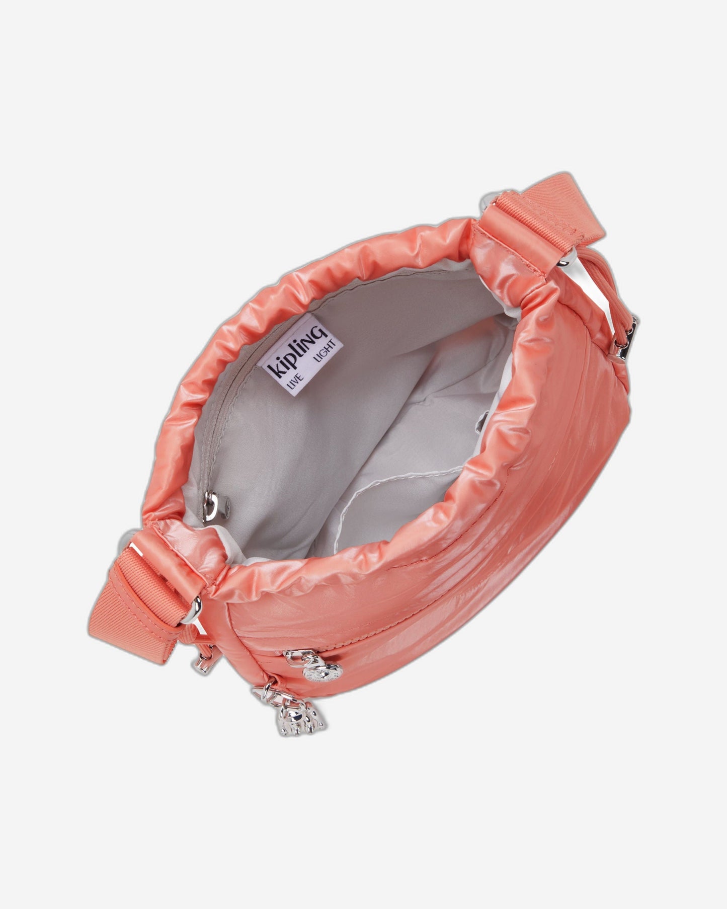 حقيبة كروسبودي صغيرة برباط إغلاق Kipling Jamir Peach Glam C2I5578-S7W