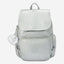 حقيبة ظهر Kipling City Zip S صغيرة معدنية لامعة جديدة I5634-70P
