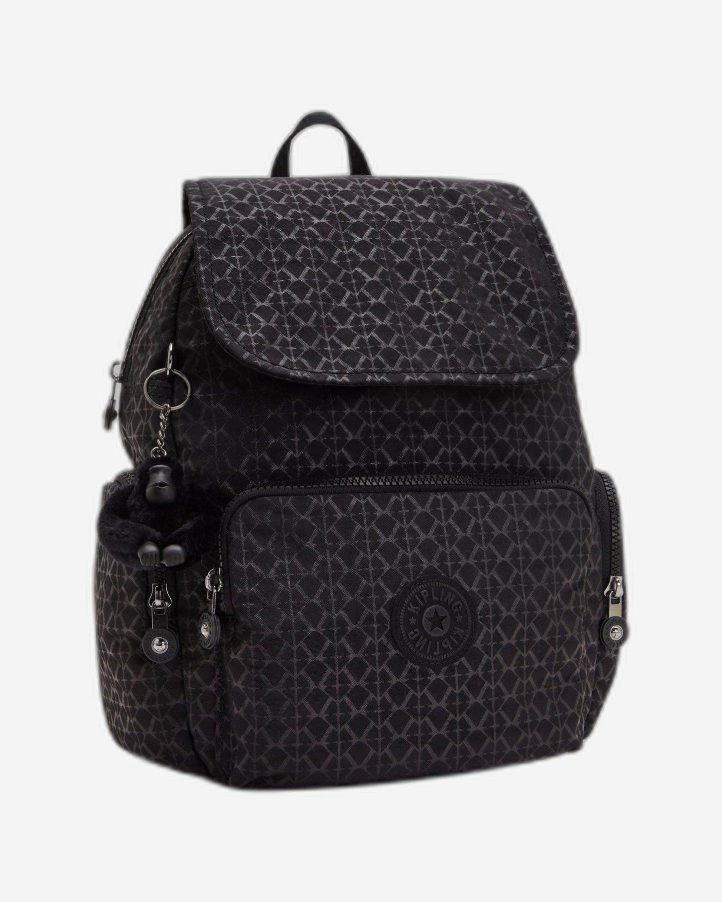 حقيبة الظهر الصغيرة Kipling City Zip S Signature Emb C2I5634-K59