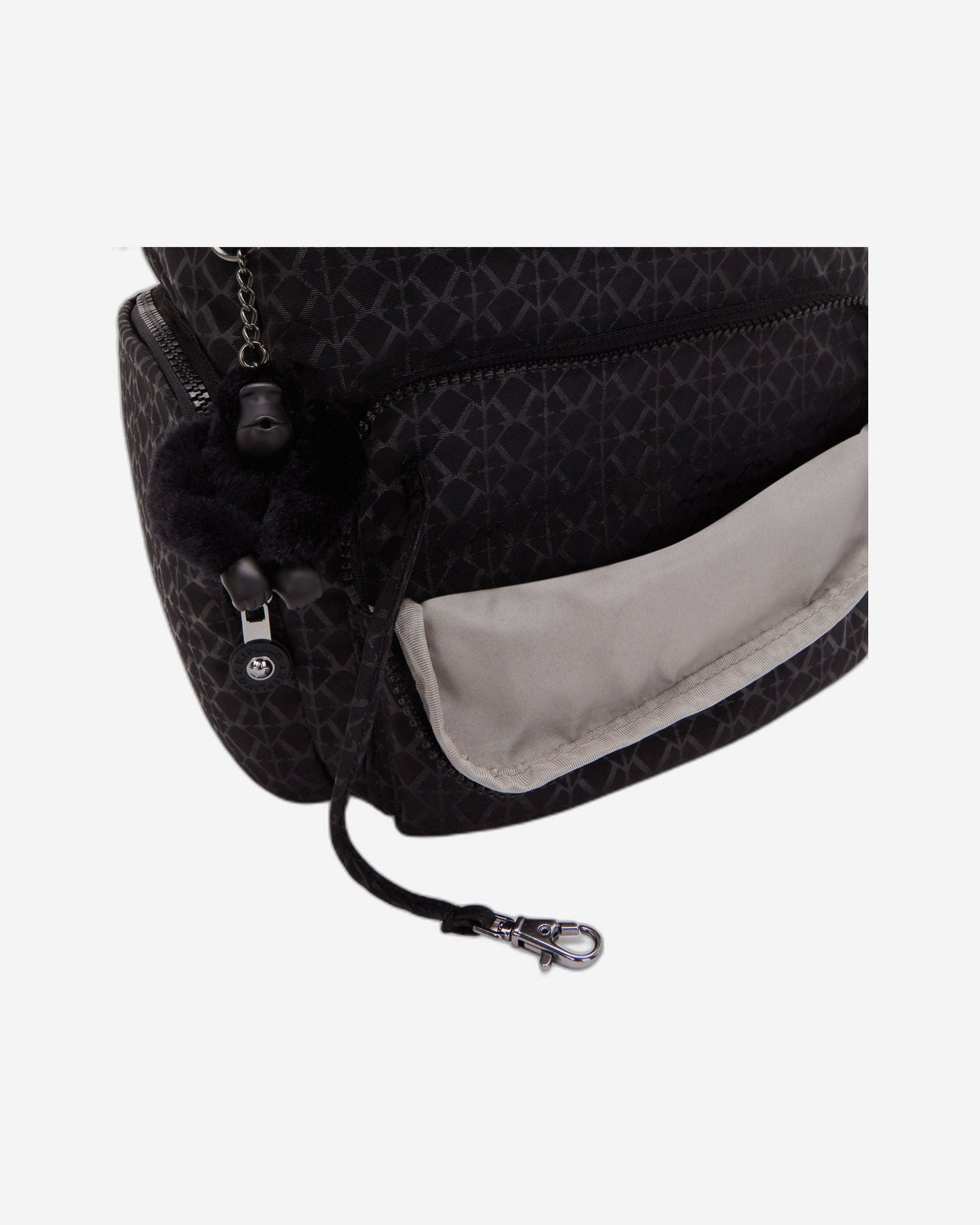 حقيبة الظهر الصغيرة Kipling City Zip S Signature Emb C2I5634-K59