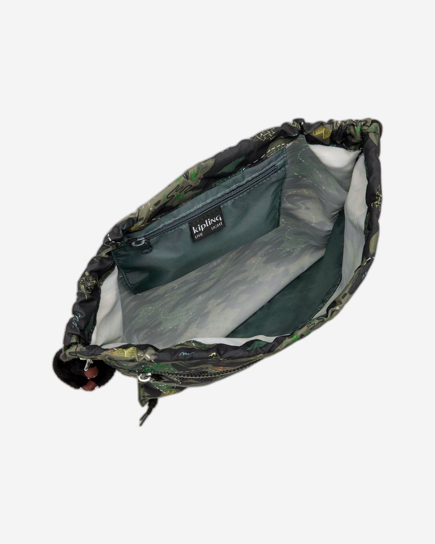 حقيبة ظهر KIPLING Supertaboo Camo Treasure متوسطة الحجم (مع رباط) I5637-3PB