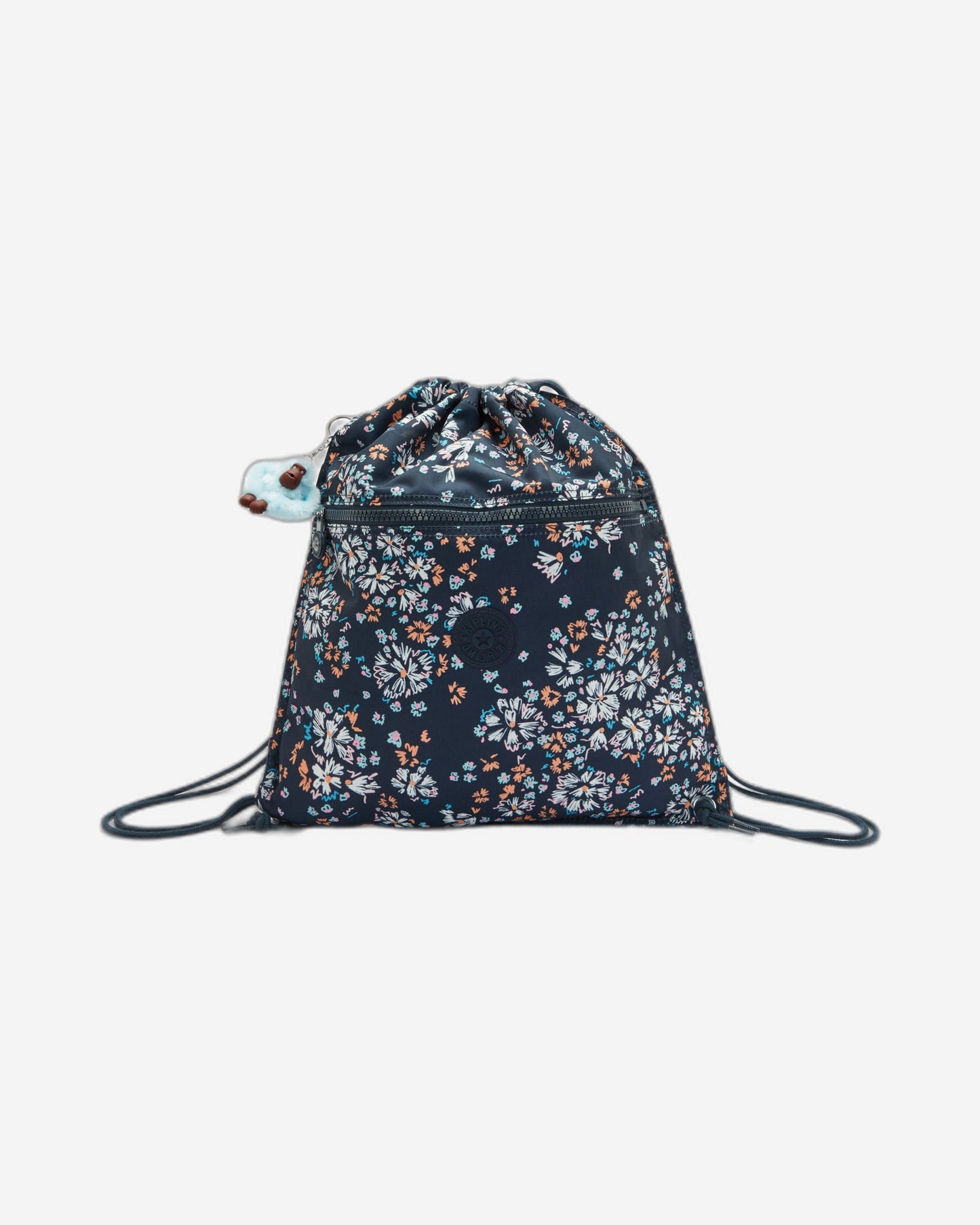 حقيبة ظهر KIPLING Supertaboo Flower Field متوسطة الحجم (مع رباط) I5637-5GB