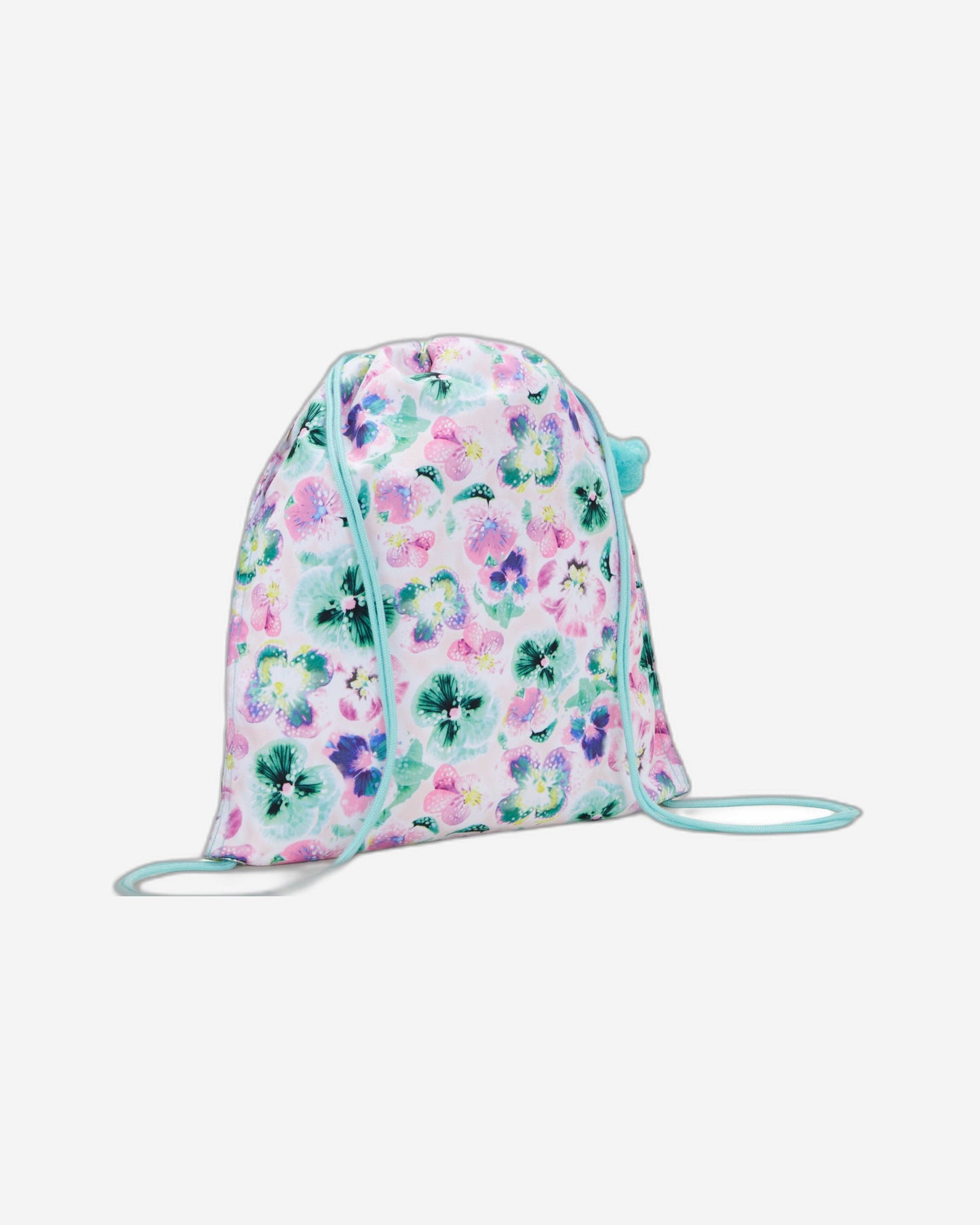 حقيبة ظهر Kipling Supertaboo Aqua Blossom متوسطة الحجم C2I5637-7EC