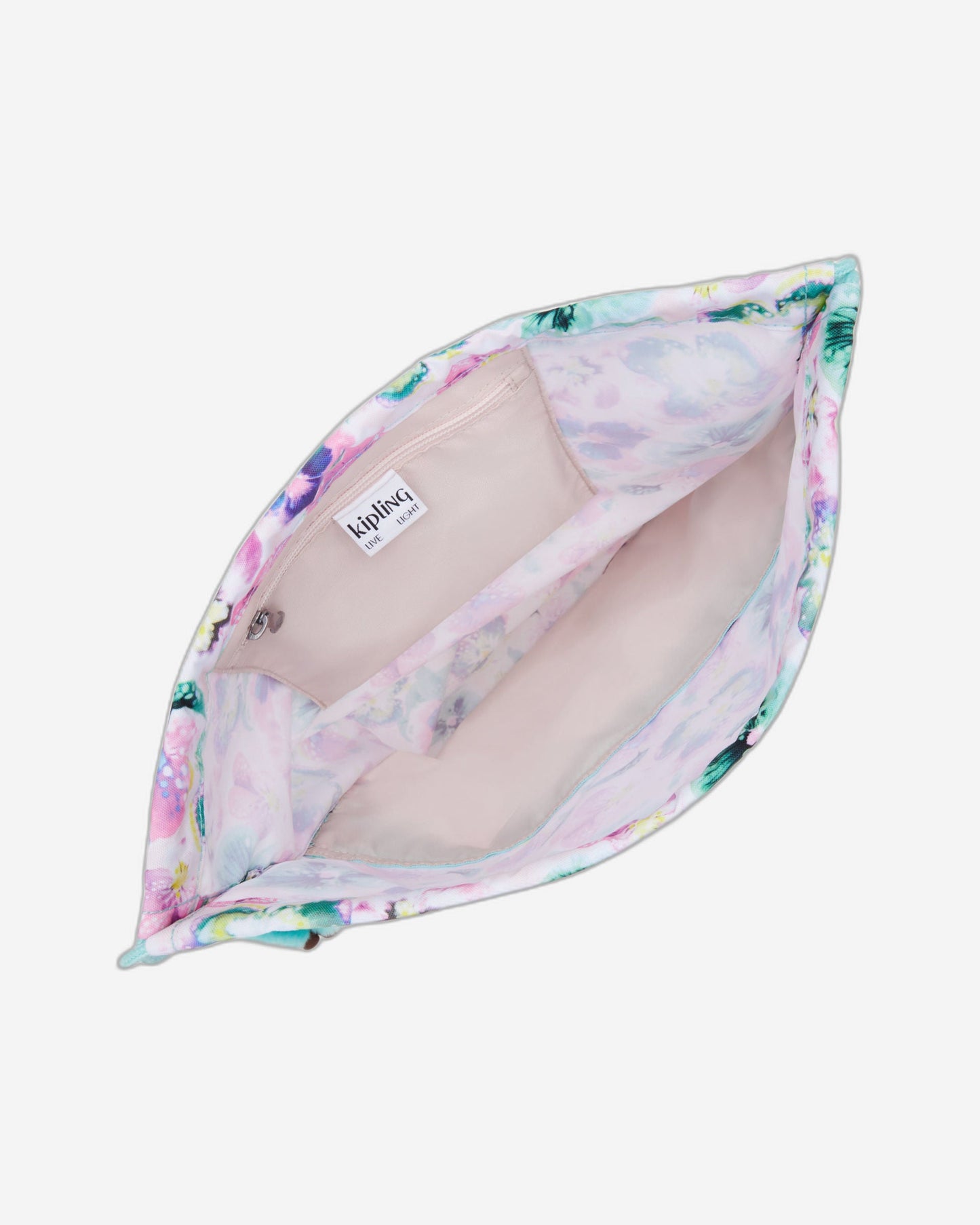 حقيبة ظهر Kipling Supertaboo Aqua Blossom متوسطة الحجم C2I5637-7EC