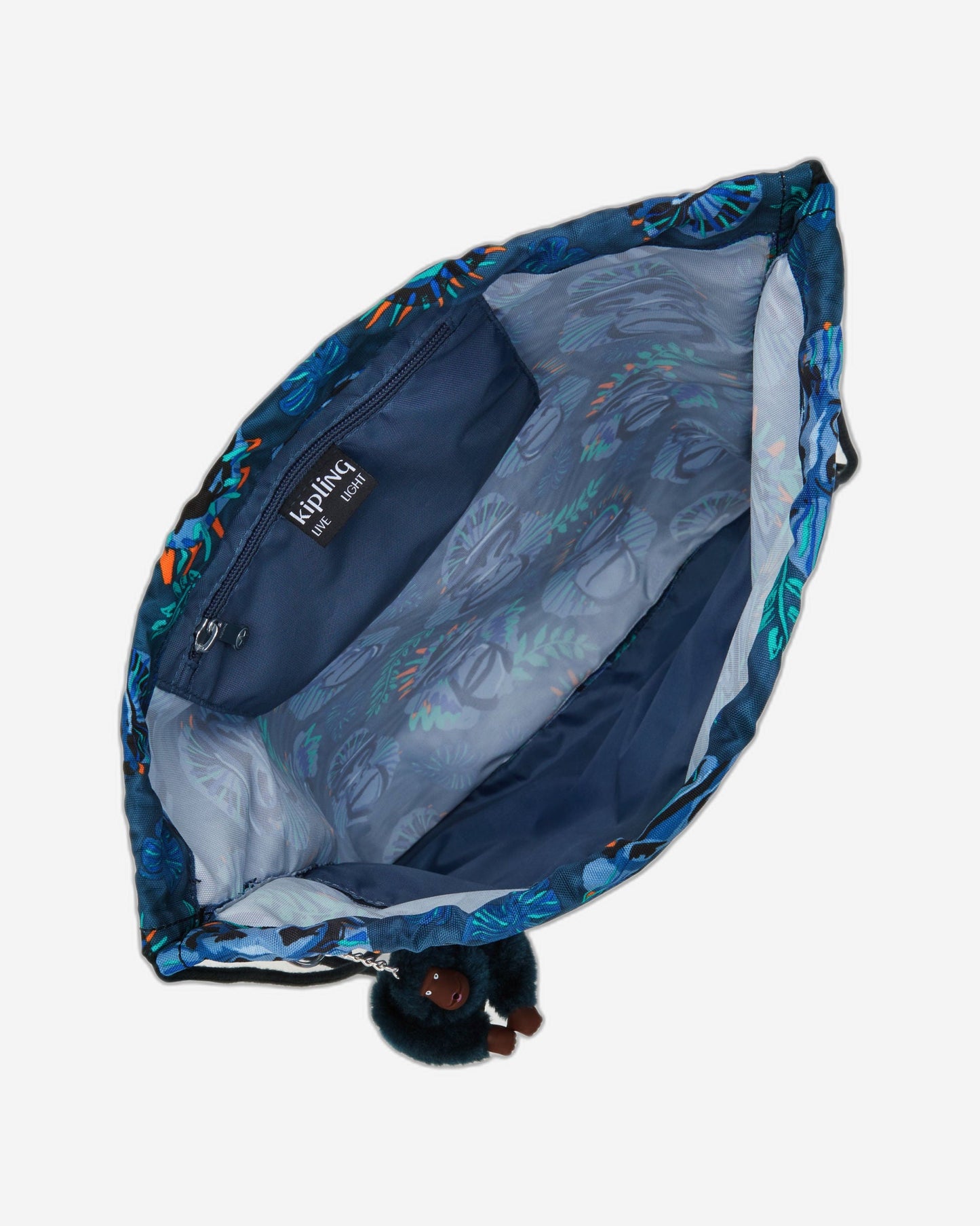 حقيبة ظهر Kipling Supertaboo Blue Monkey Fun متوسطة الحجم C2I5637-8HJ